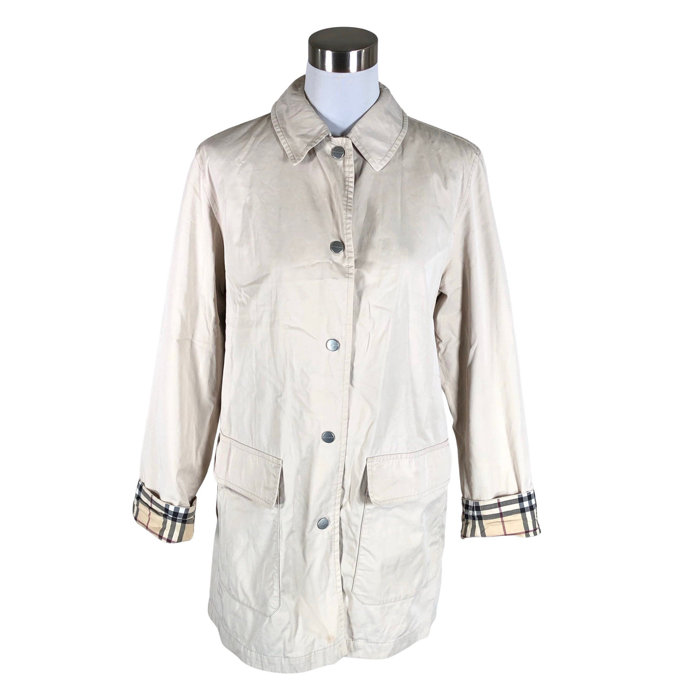 Unisex Burberry - Outdoor jacket, size 40 - Beige (1)