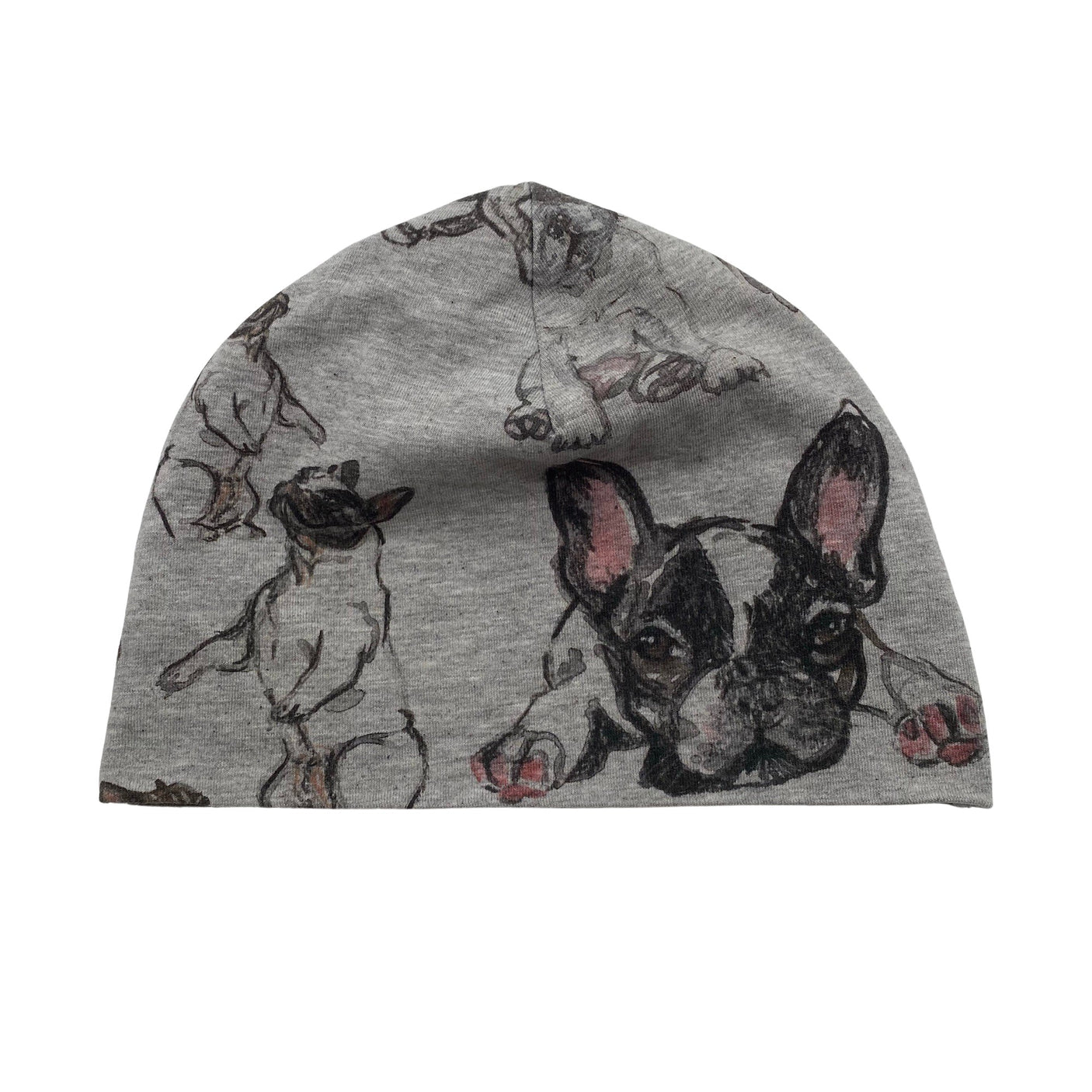 Unisex Handmade - Lightweight beanie, size 48 - 50 cm - Gray (1)