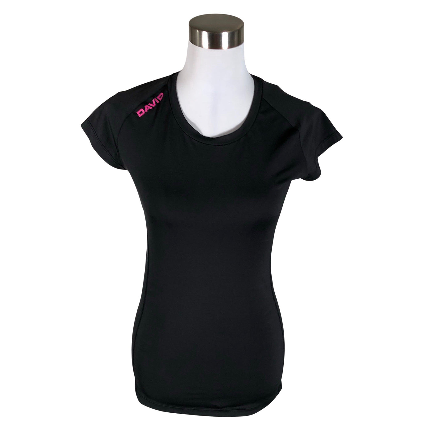 Unisex David - Sports shirt, short sleeve, size 38 - Black (1)