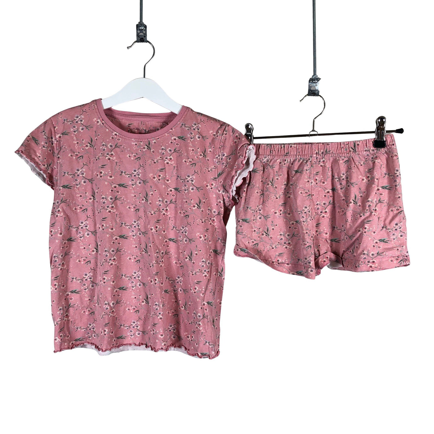 Unisex Name It - Shorts and top set, size 122 - 128 - Light pink (1)