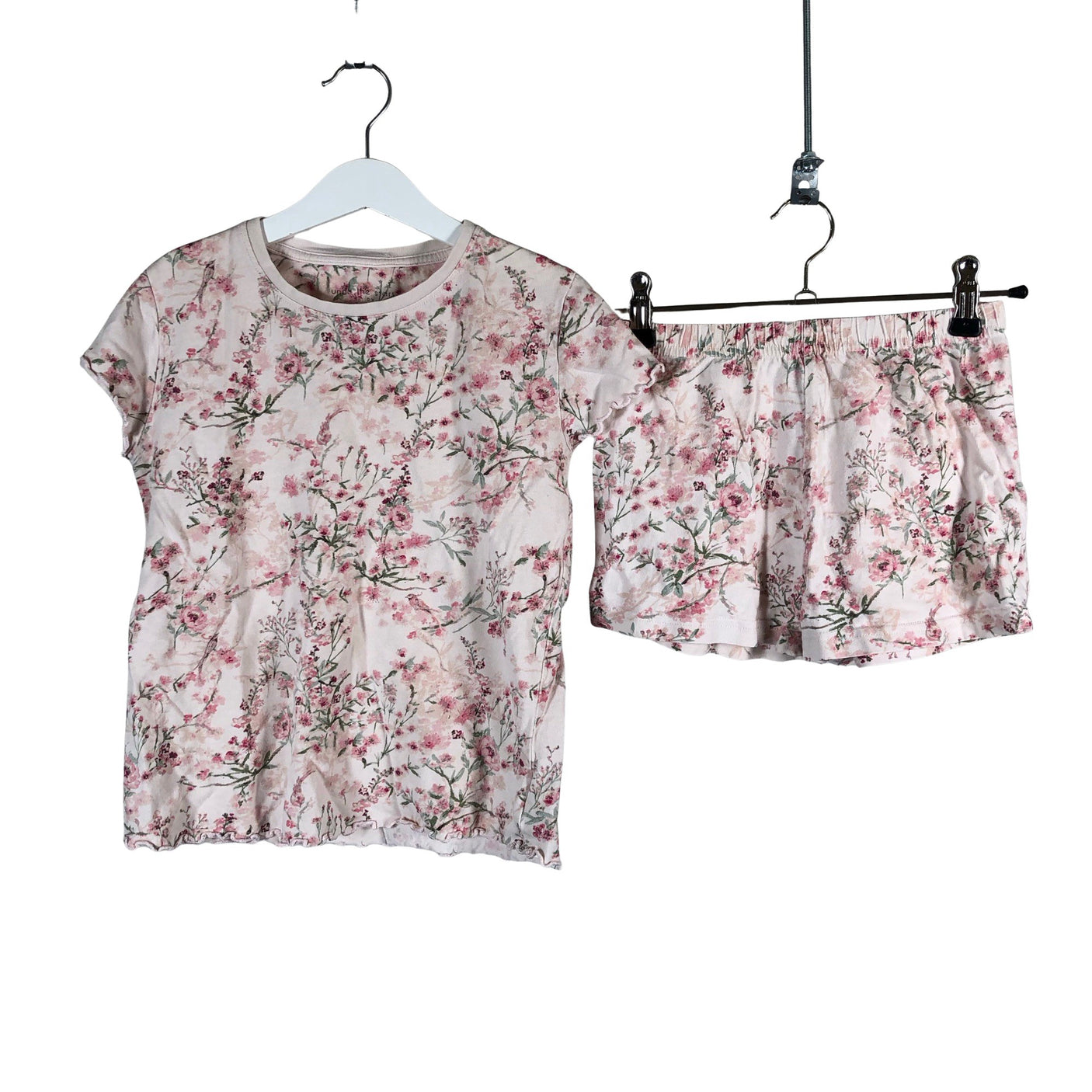 Unisex Name It - Shorts and top set, size 122 - 128 - Light pink (1)