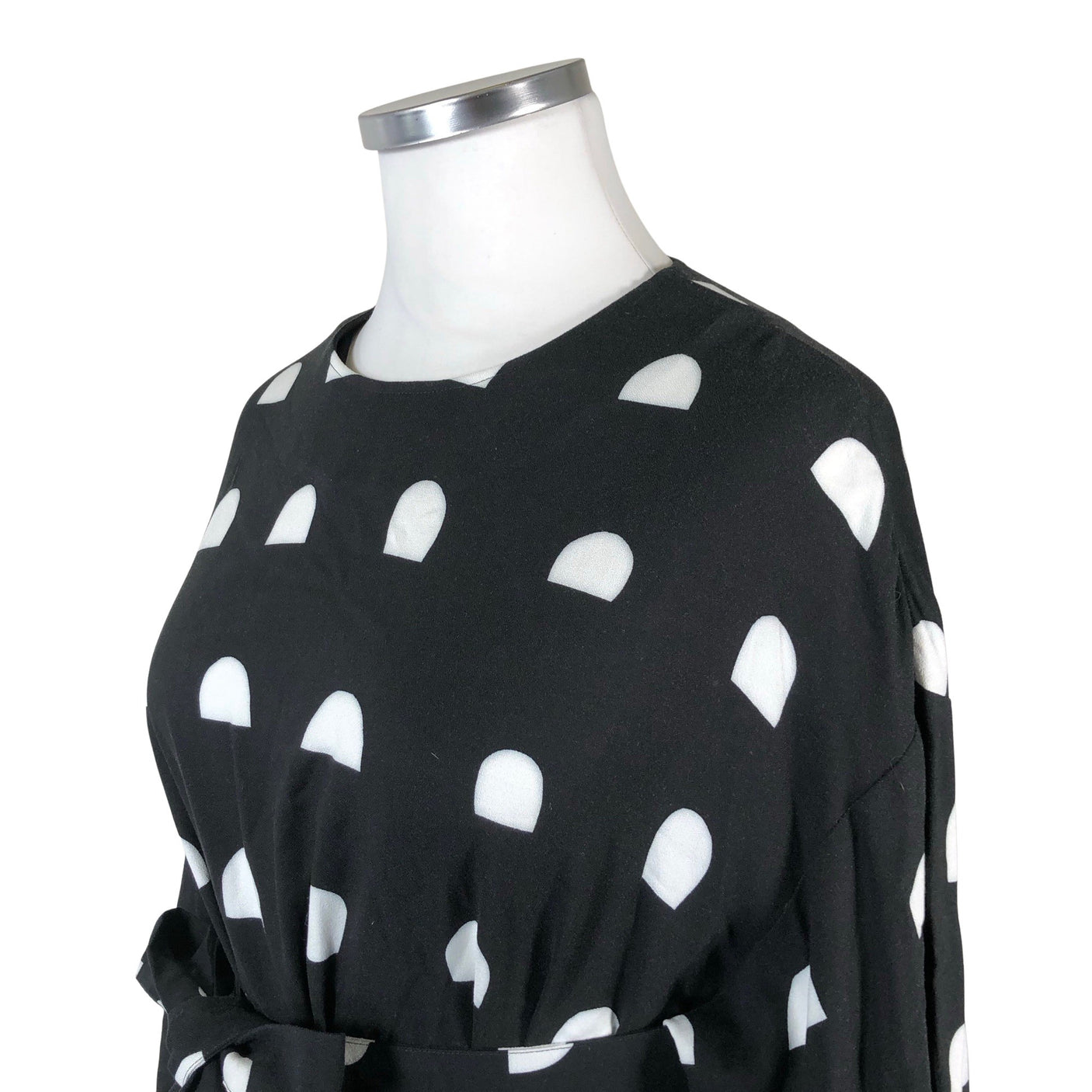 Unisex Marimekko - Schiffon dress, size 42 - Black (3)