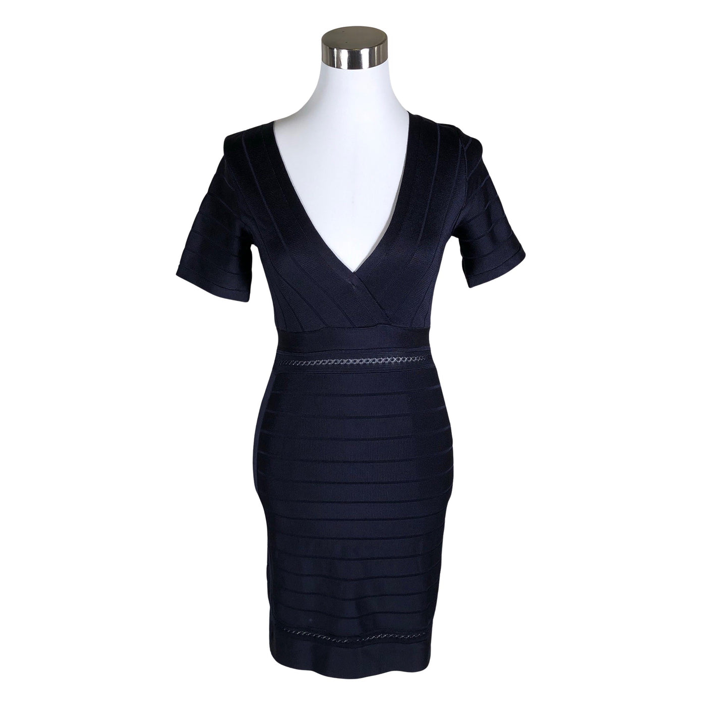 Unisex French Connection - Knit dress, size 36 - Blue (1)
