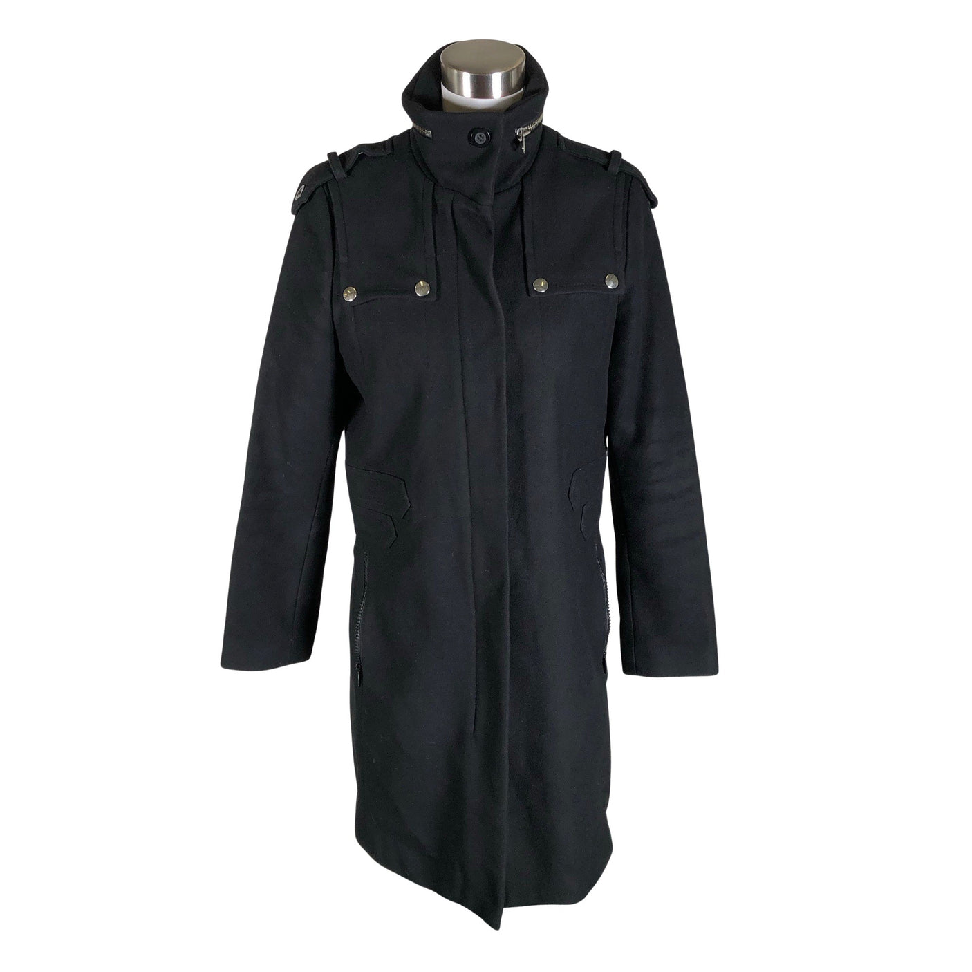 Unisex Filippa K. - Wool coat, size 38 - Black (1)