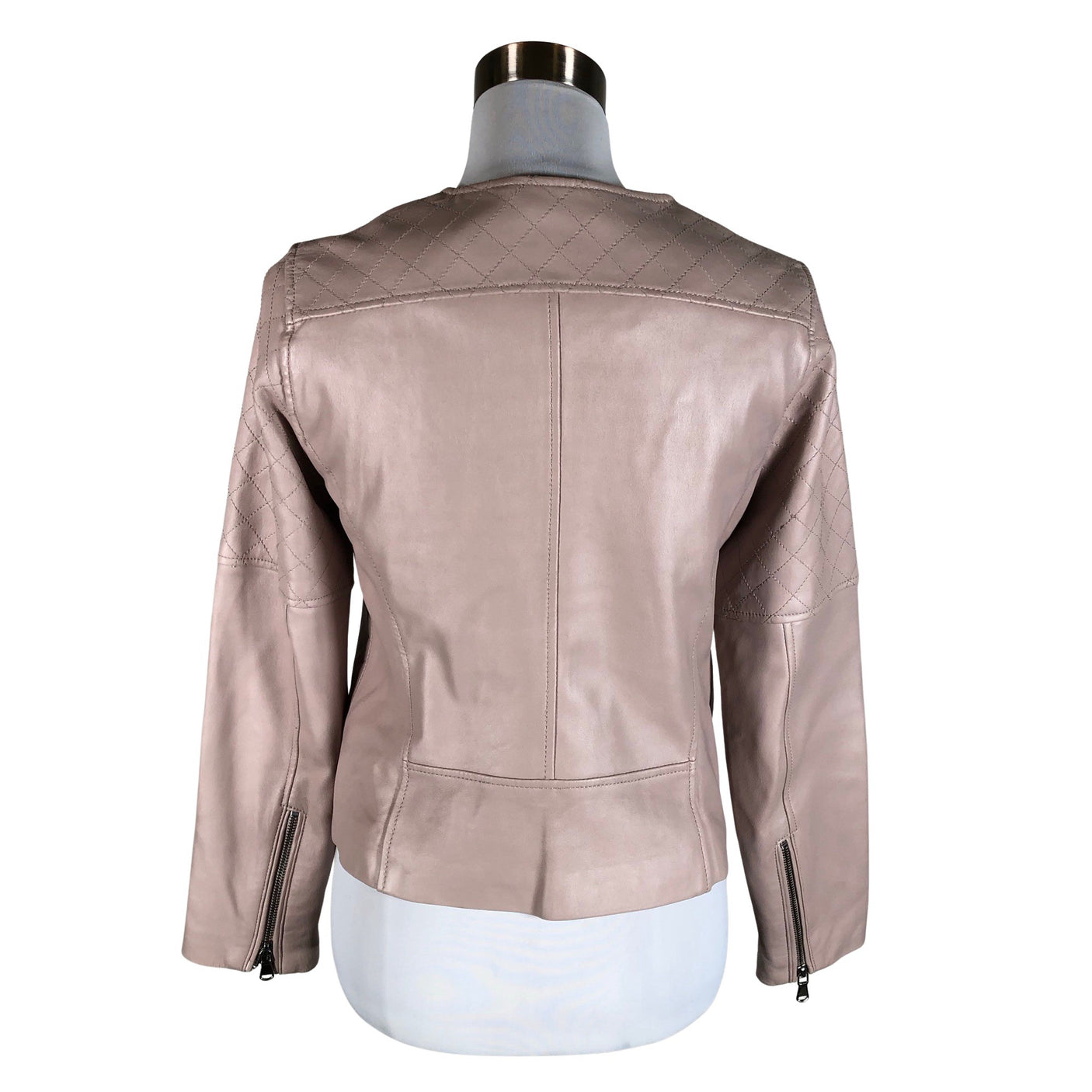 Unisex Cristelle&co - Leather jacket, size 38 - Light pink (2)