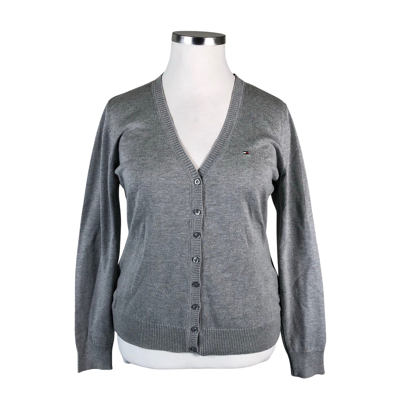 Unisex Tommy Hilfiger - Cardigan, size 44 - Gray (1)