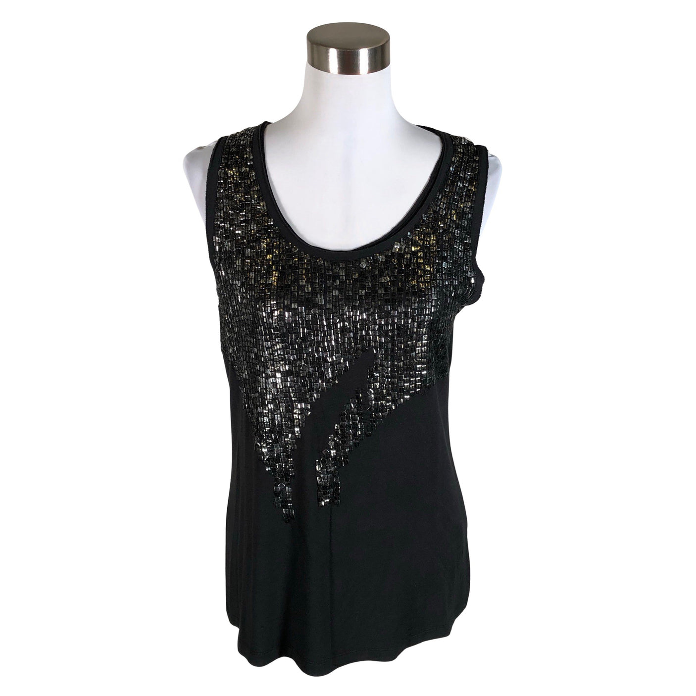 Unisex Nü - Tricot tank top, size 40 - Black (1)