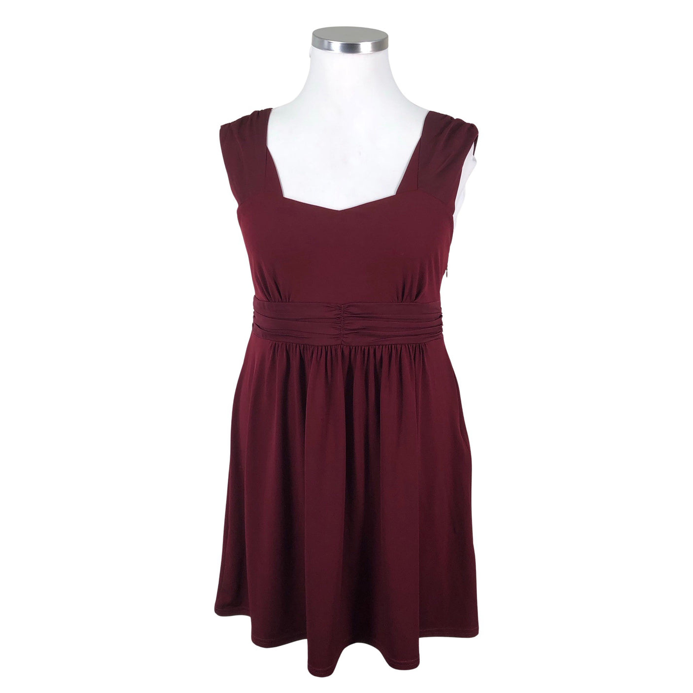Unisex Anna Field - Tricot dress, size 42 - Wine red (1)