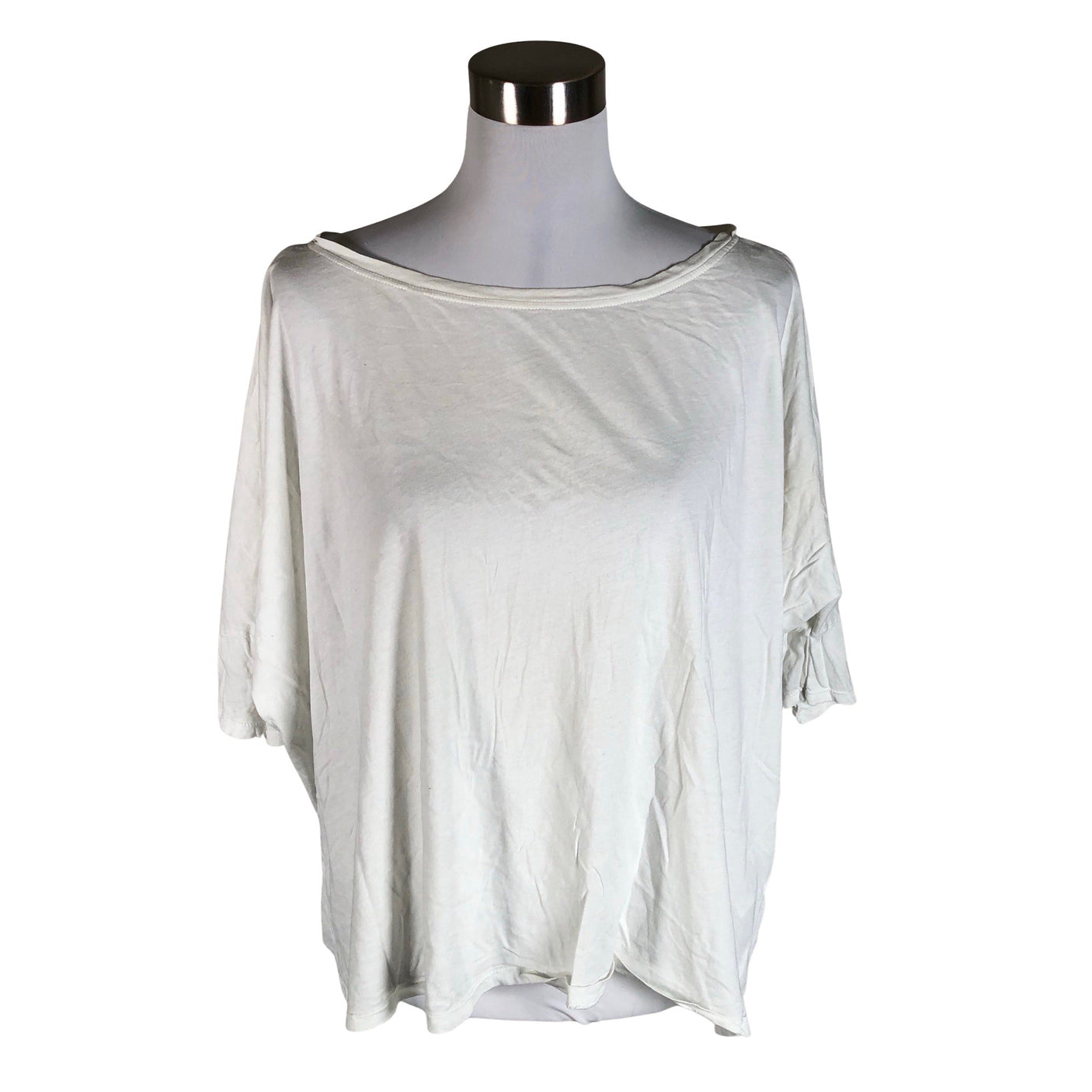 Unisex Hunkydory - Short-sleeved blouse, size 34 - White (1)