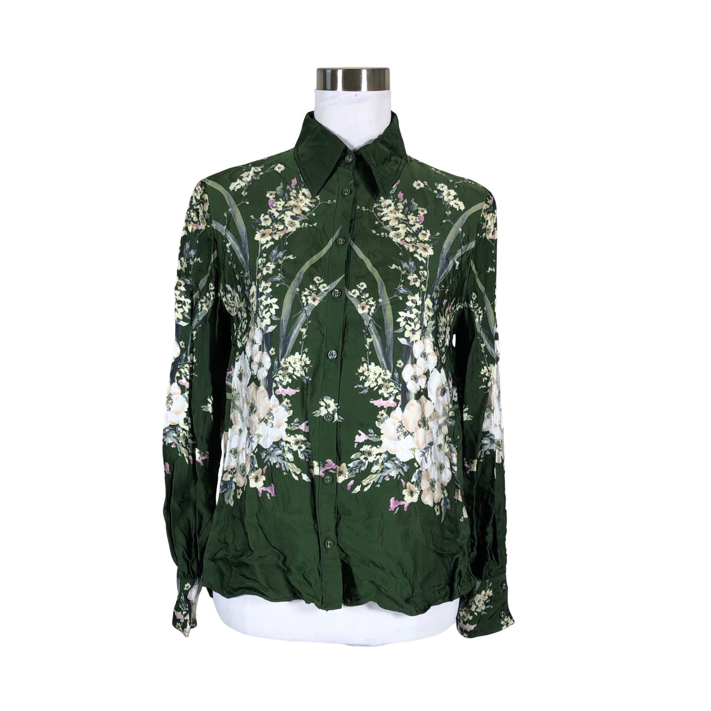 Unisex Massimo Dutti - Blouse, size 40 - Green (1)