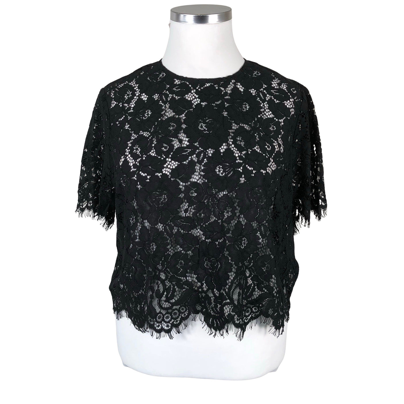 Unisex Ivy & Oak - Short-sleeved blouse, size 44 - Black (1)