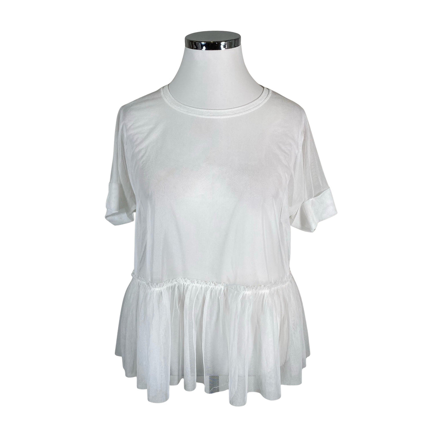 Unisex Next - Short-sleeved blouse, size 42 - White (1)