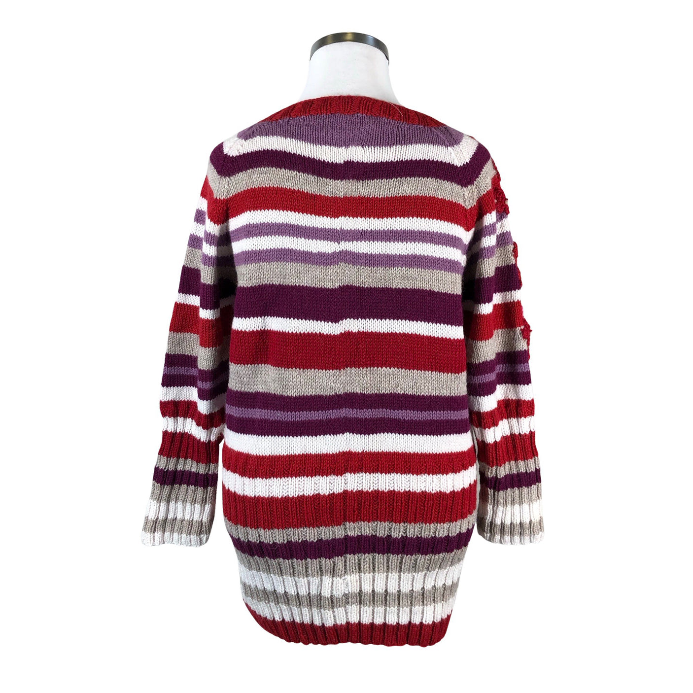 Unisex Handmade - Knit tunic, size 42 - Red (2)