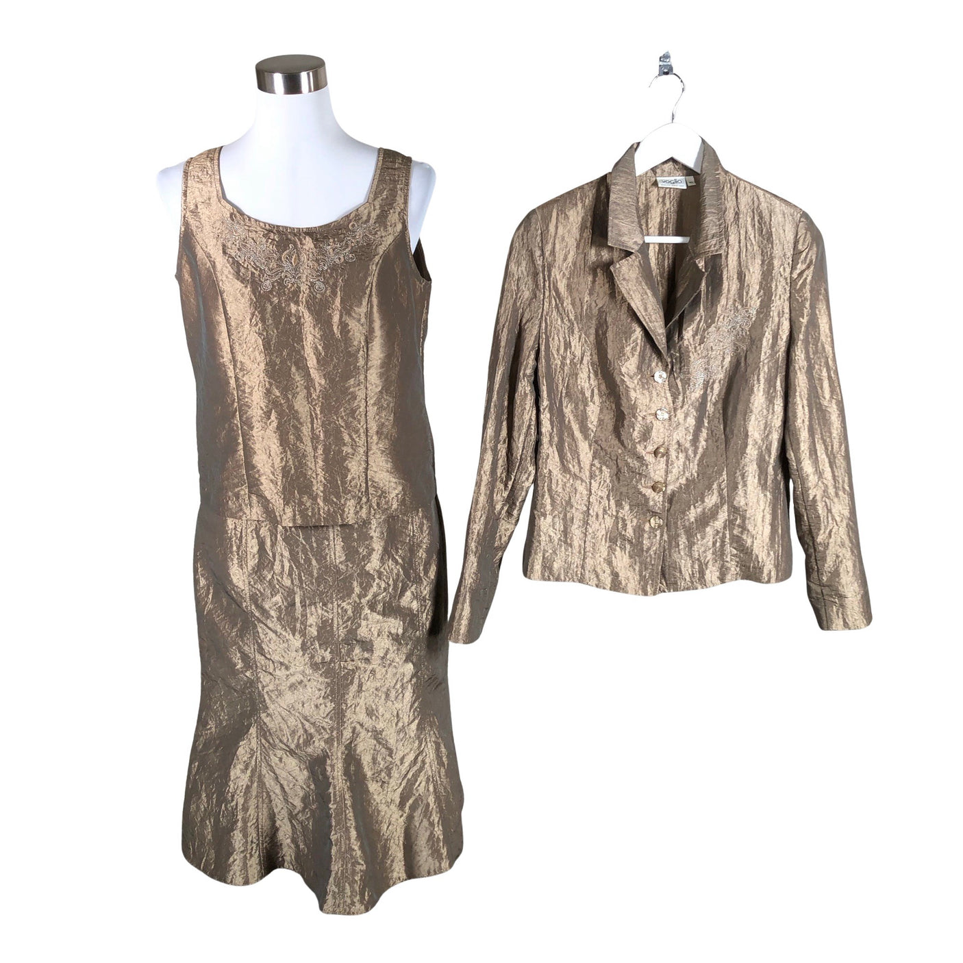 Unisex Voglia - Suit set, size 40 - Gold (3)