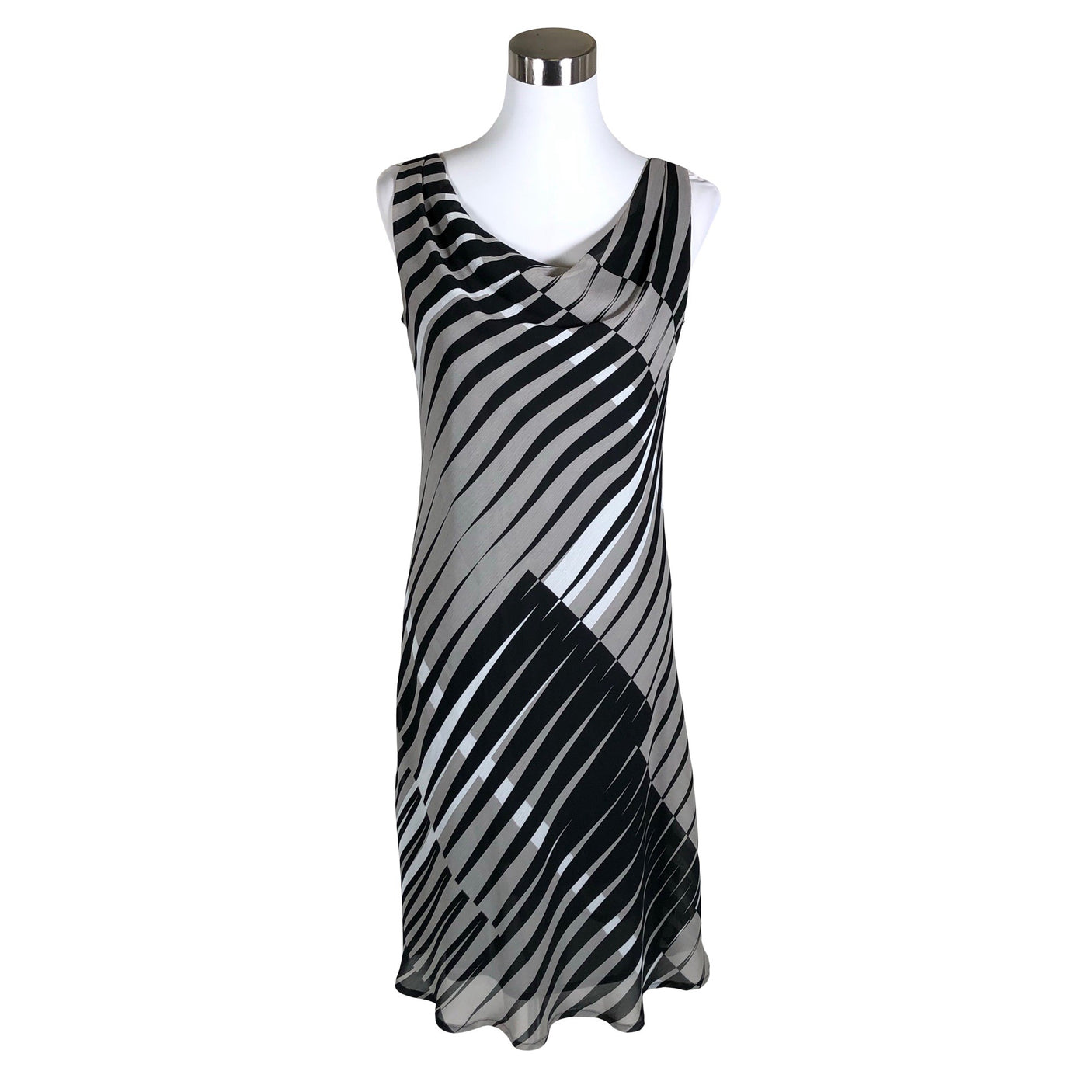 Unisex Promise - Schiffon dress, size 36 - Gray (1)