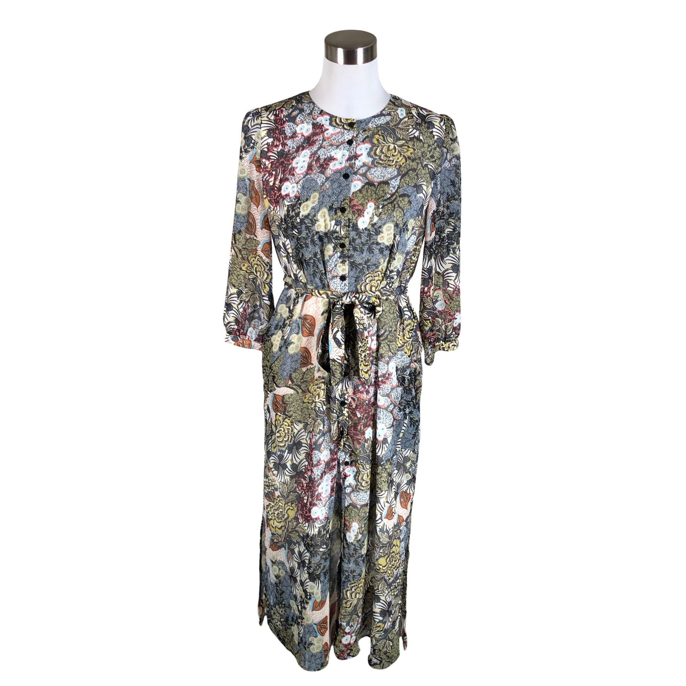 Unisex Esprit - Schiffon dress, size 36 - Gray (1)