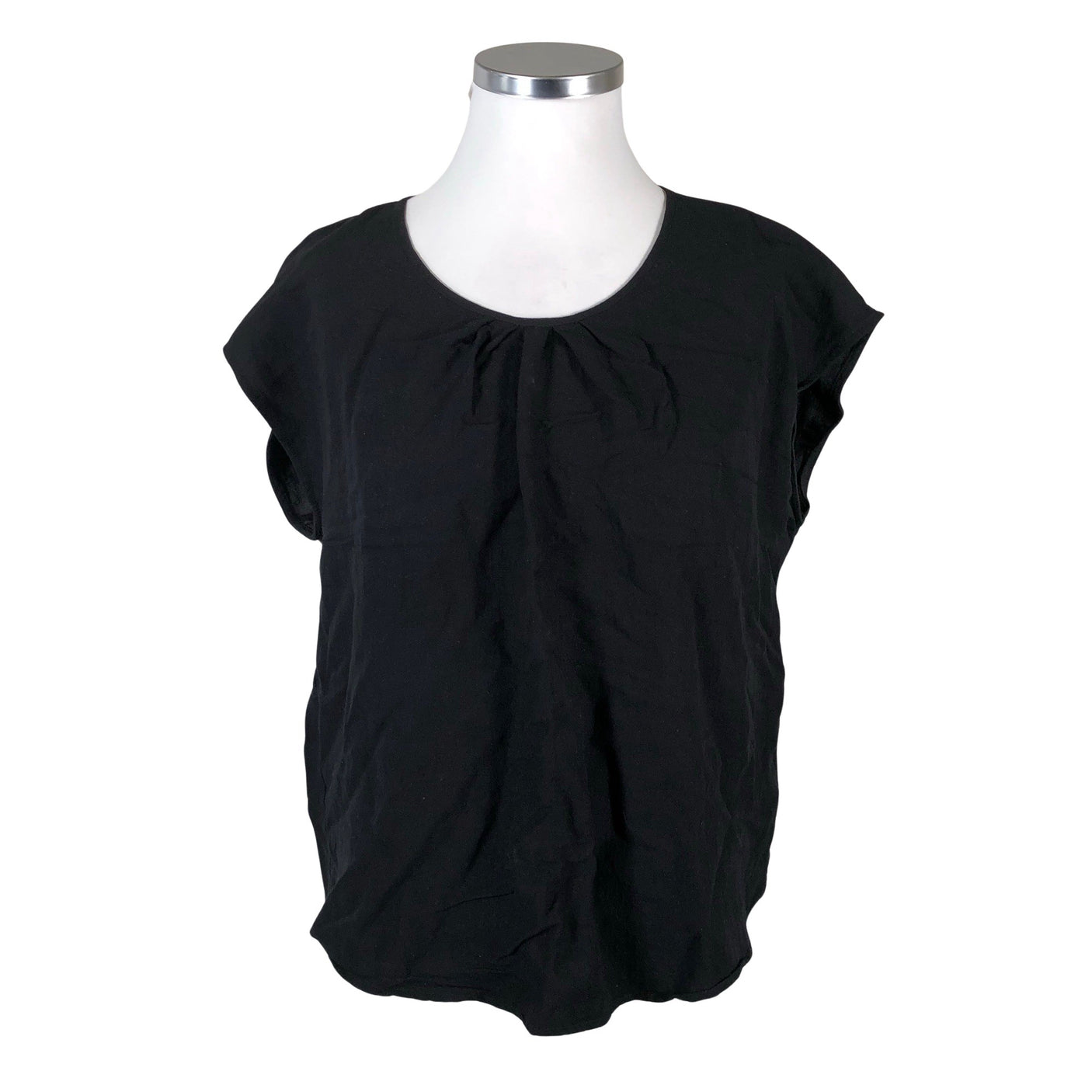 Unisex Zizzi - Short-sleeved blouse, size 42 - Black (1)