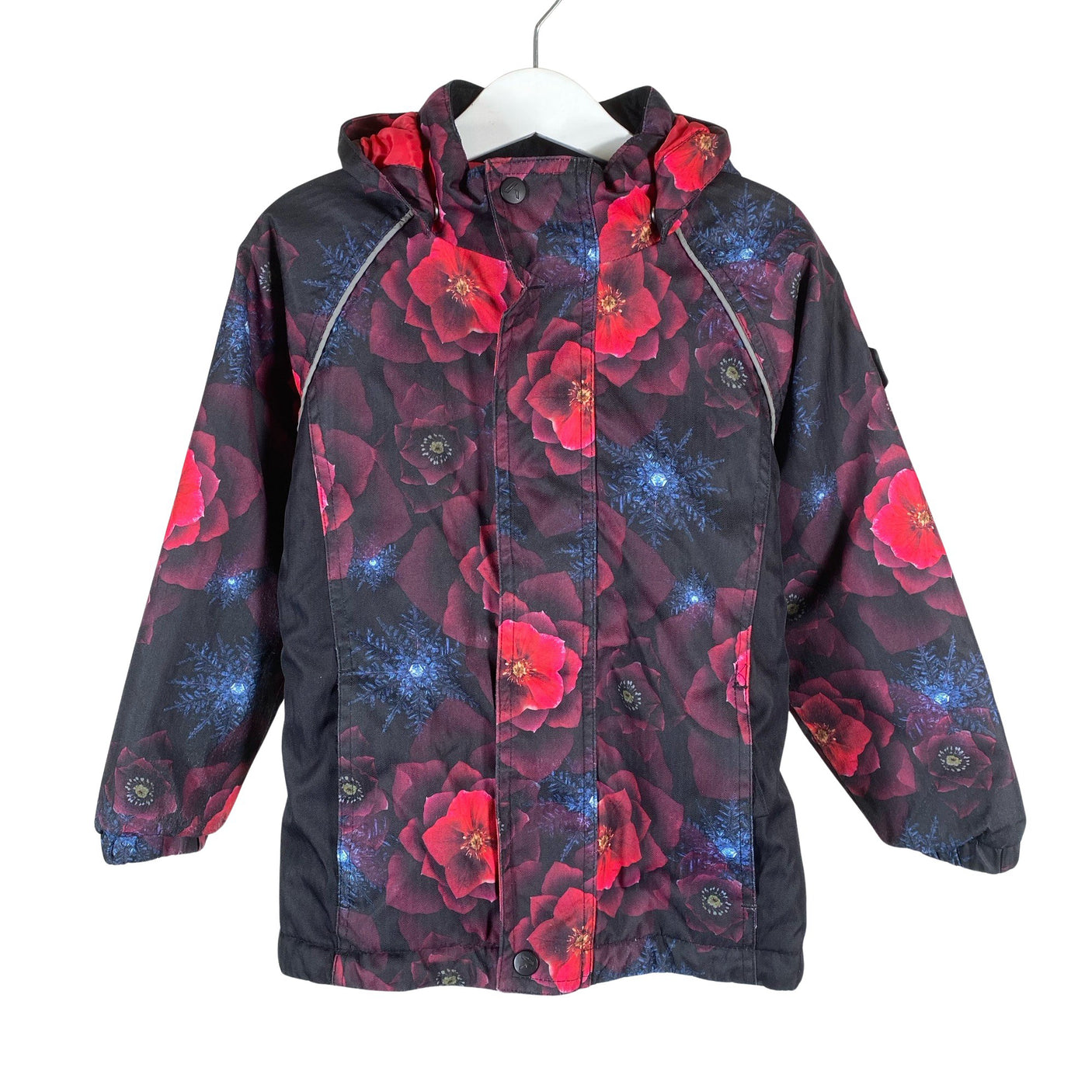 Unisex Name It - Winter jacket, size 104 - 110 - Wine red (1)
