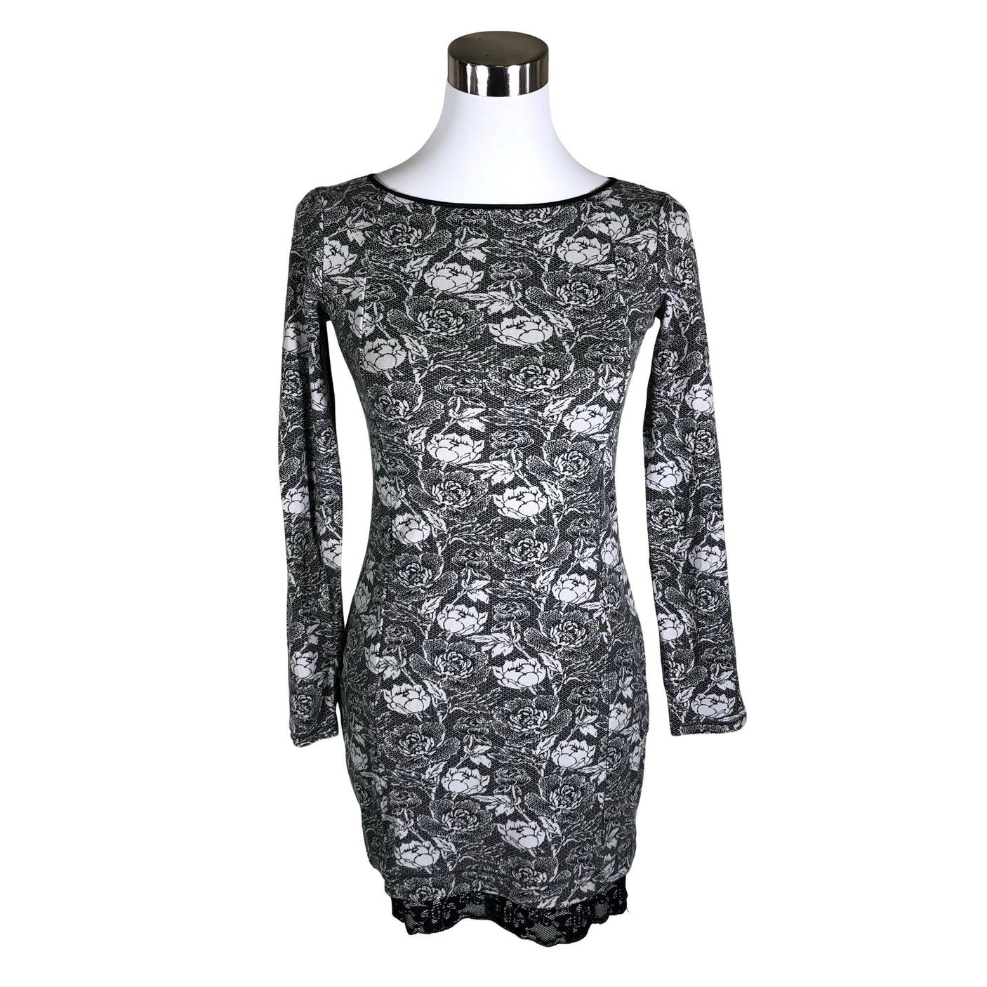 Unisex Patrizia Pepe - Tricot dress, size 38 - Gray (1)