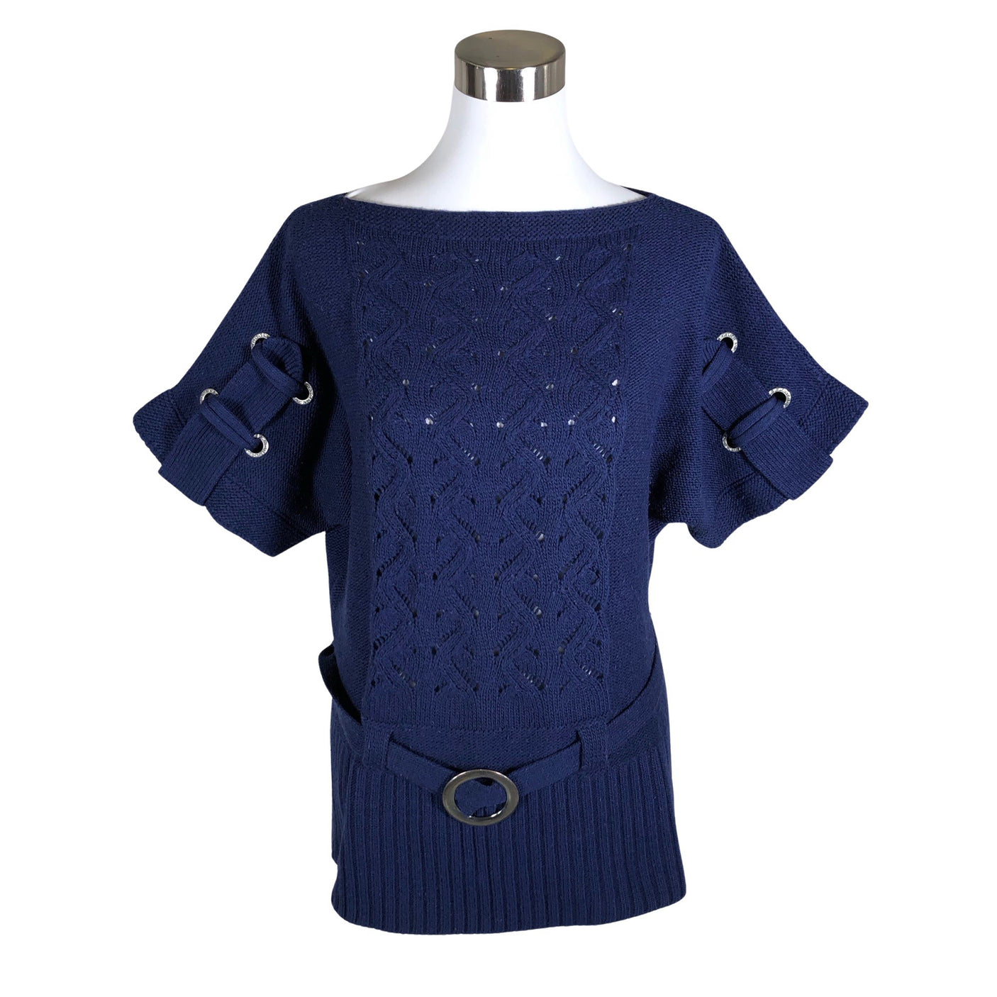 Unisex Patrizia Dini - Knit tunic, size 40 - Gray (1)