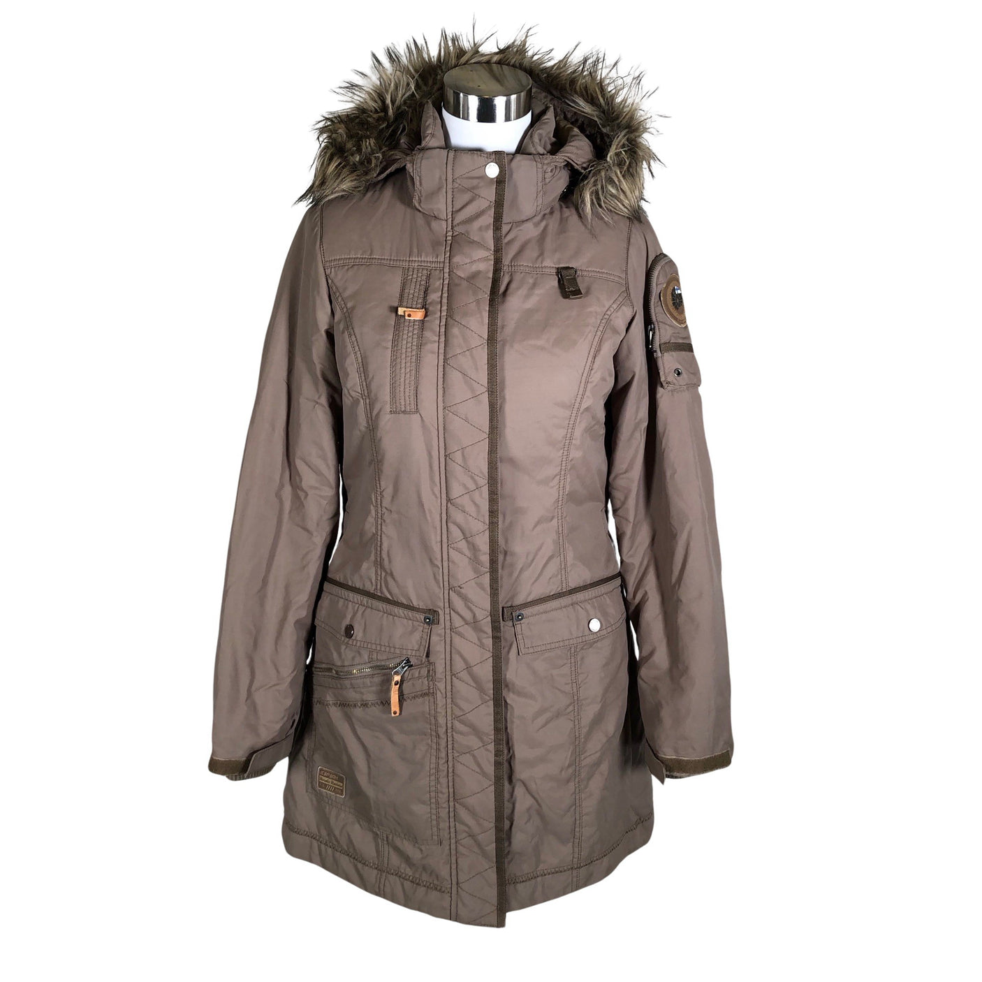 Unisex Icepeak - Winter jacket, size 36 - Brown (1)