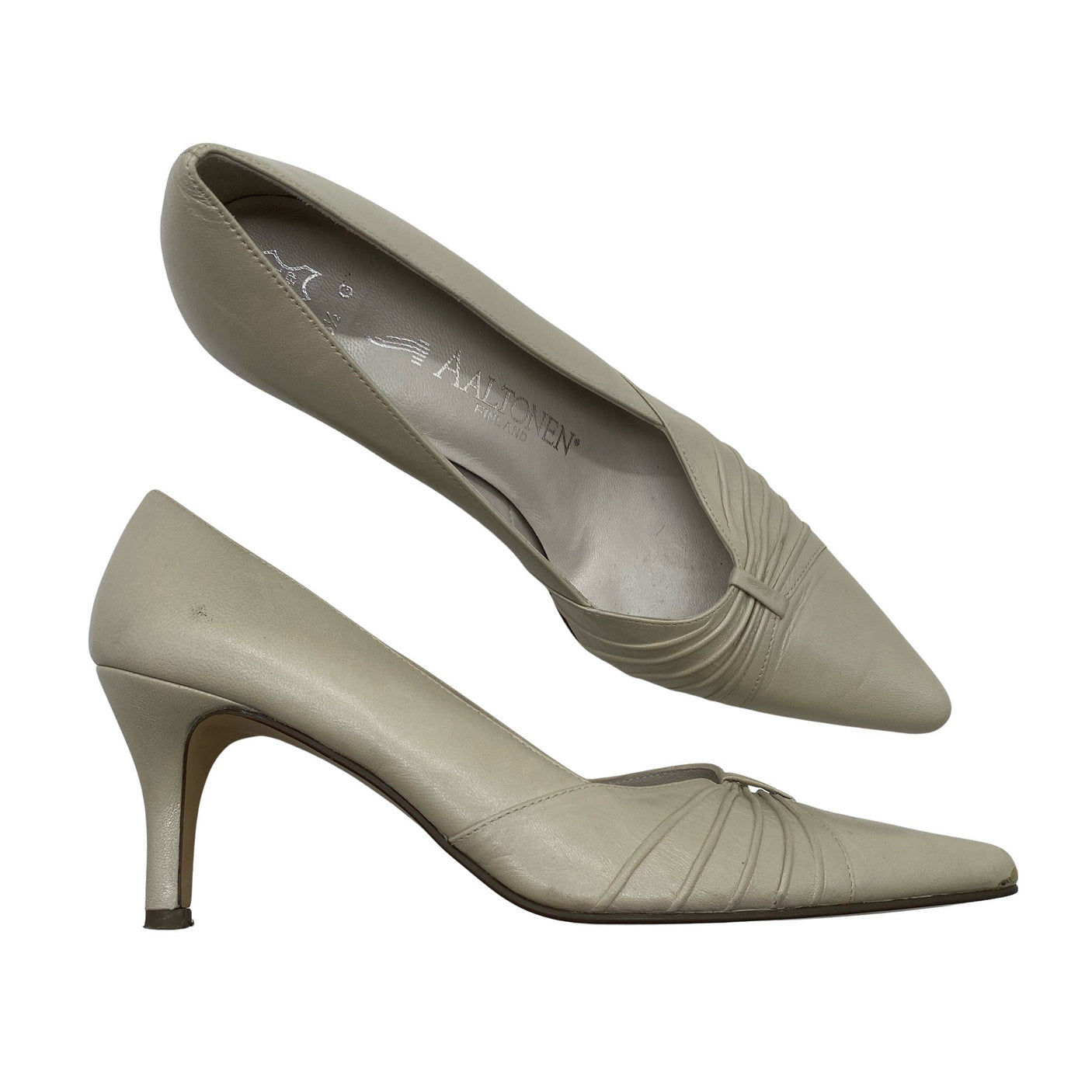 Unisex Aaltonen - Evening high heels, size 38 - Beige (1)