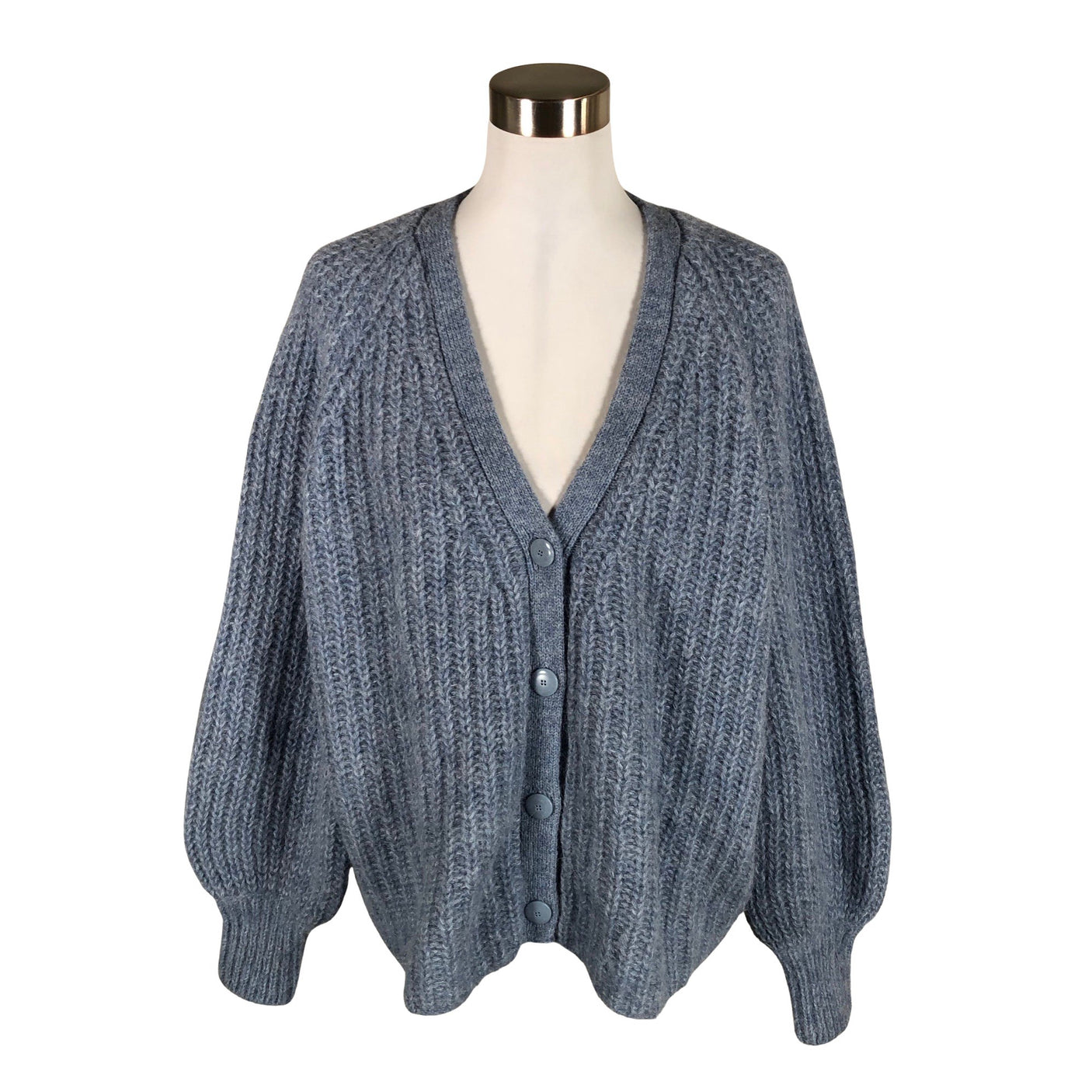Unisex La Maille Sezane - Cardigan, size 40 - Blue (1)