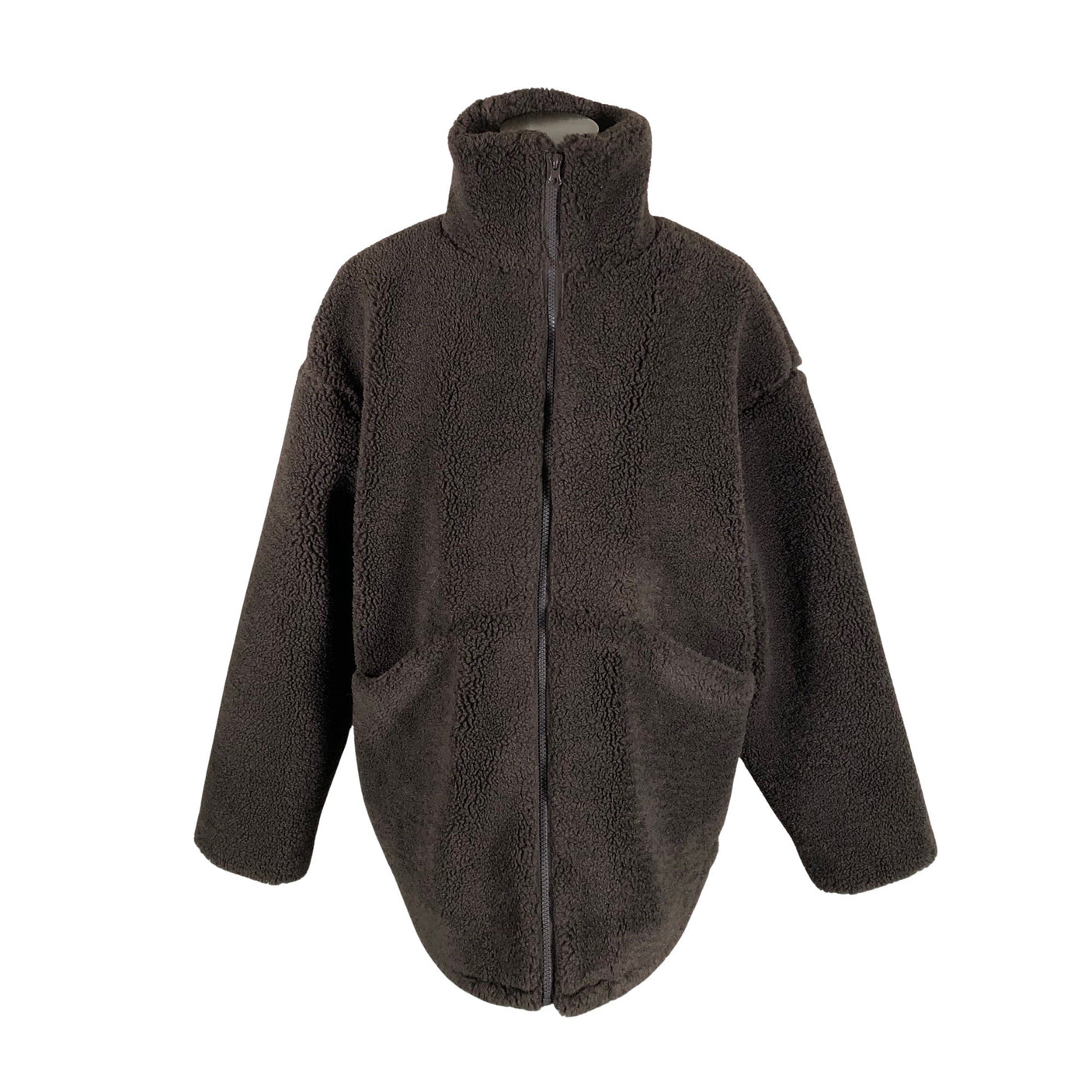 Unisex Na-KD - Faux fur coat, size 40 - Brown (1)