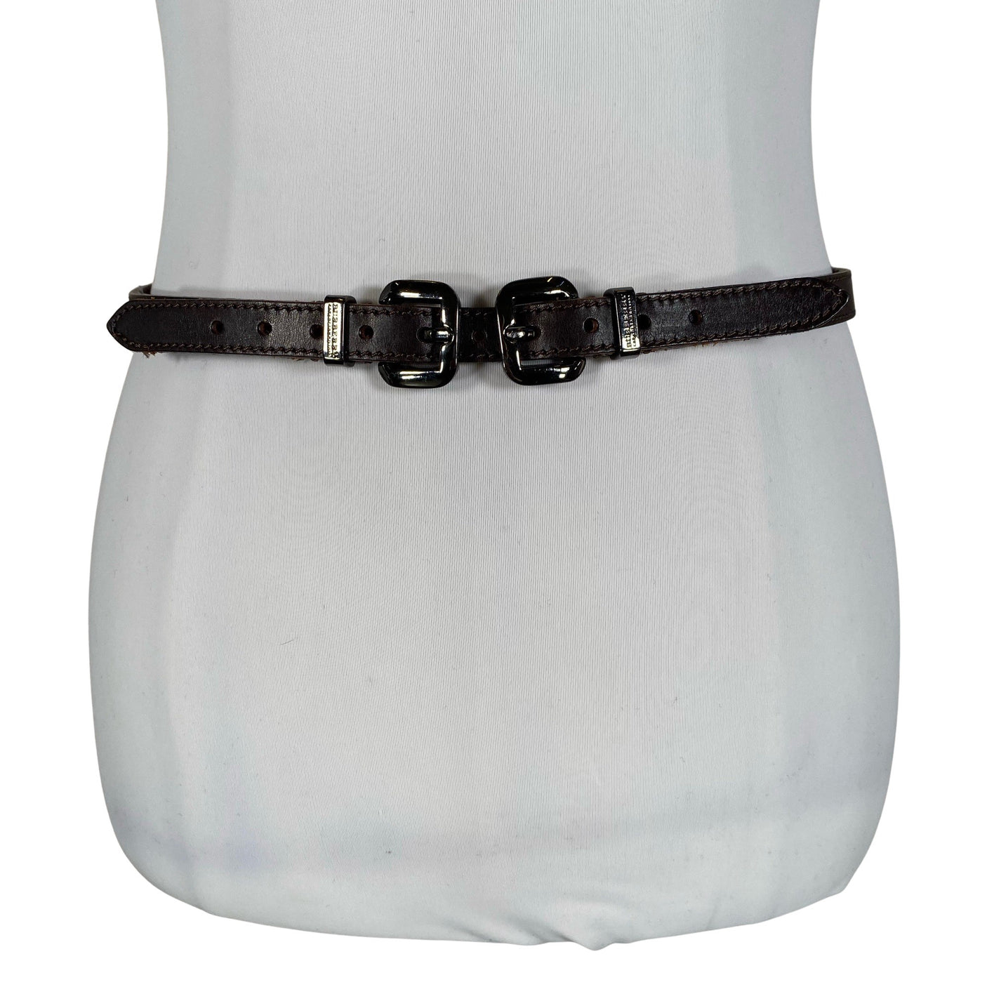 Unisex Burberry - Leather belt, size No size - Brown (1)
