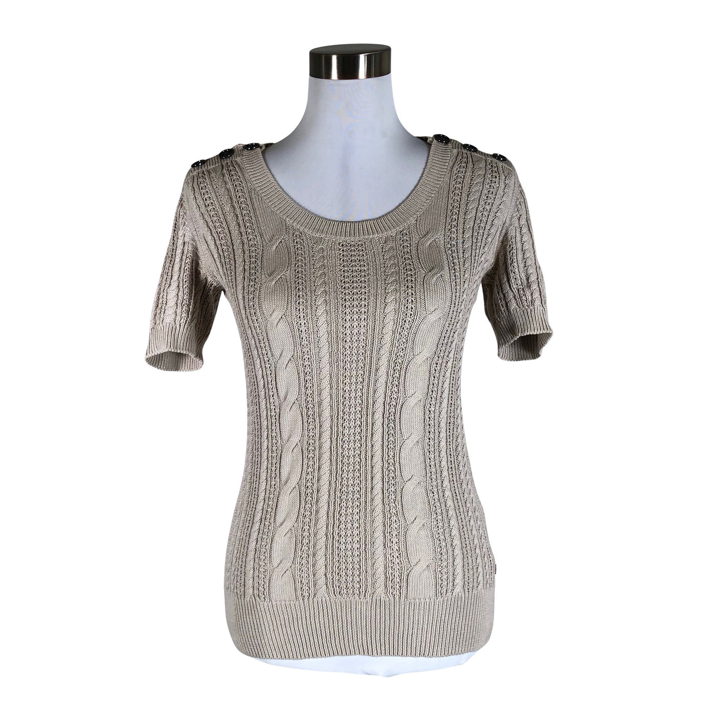 Unisex Burberry Brit - Sweater, size 36 - Beige (1)