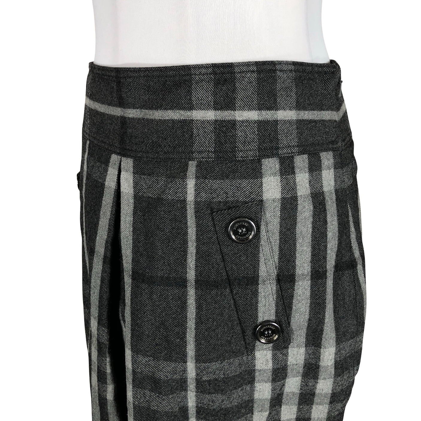 Unisex Burberry - Fabric skirt, size 38 - Gray (3)