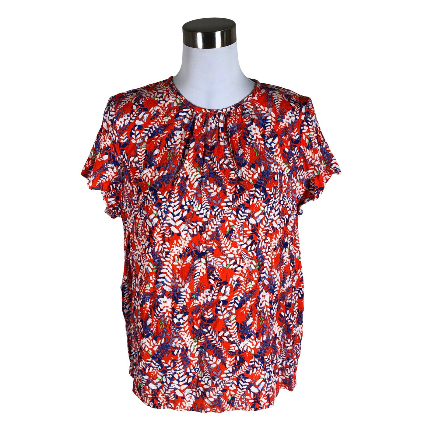 Unisex Holly & Whyte by Lindex - Short-sleeved blouse, size 40 - Red (1)