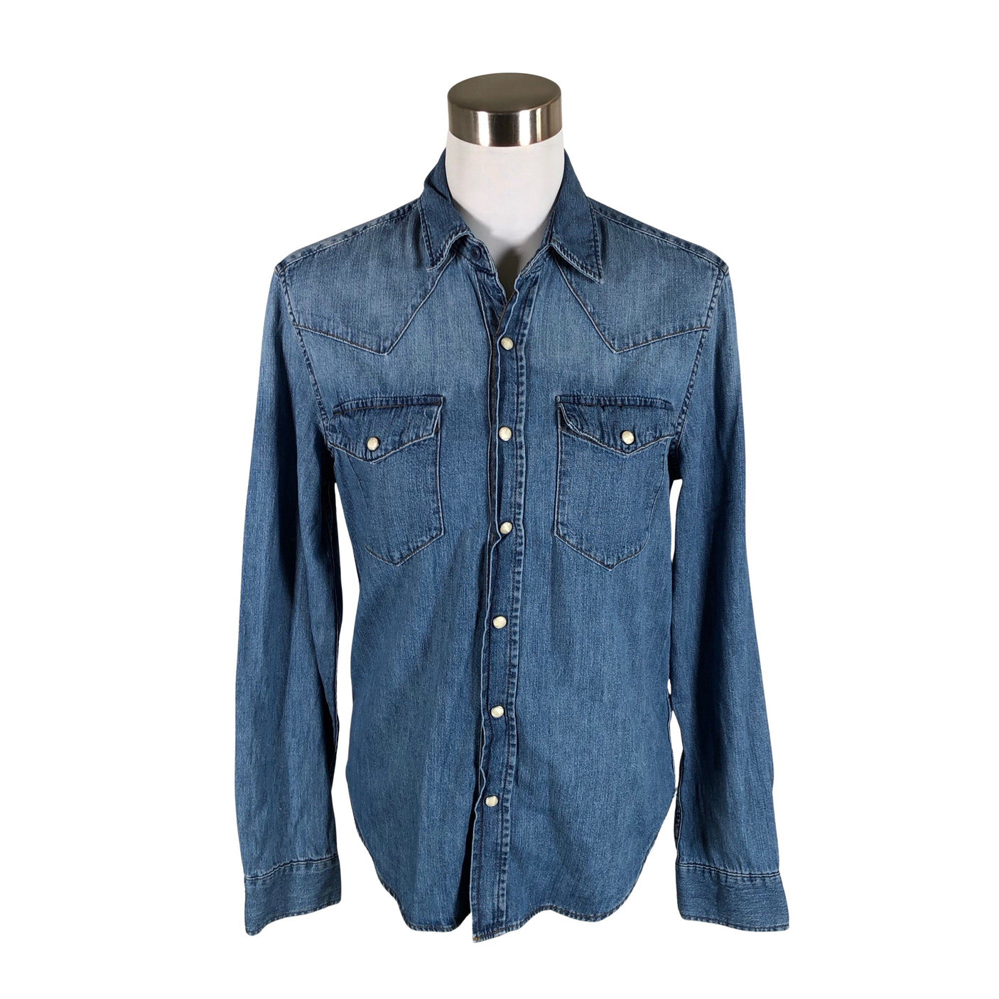Unisex Gap - Denim shirt, size 34 - Blue (1)