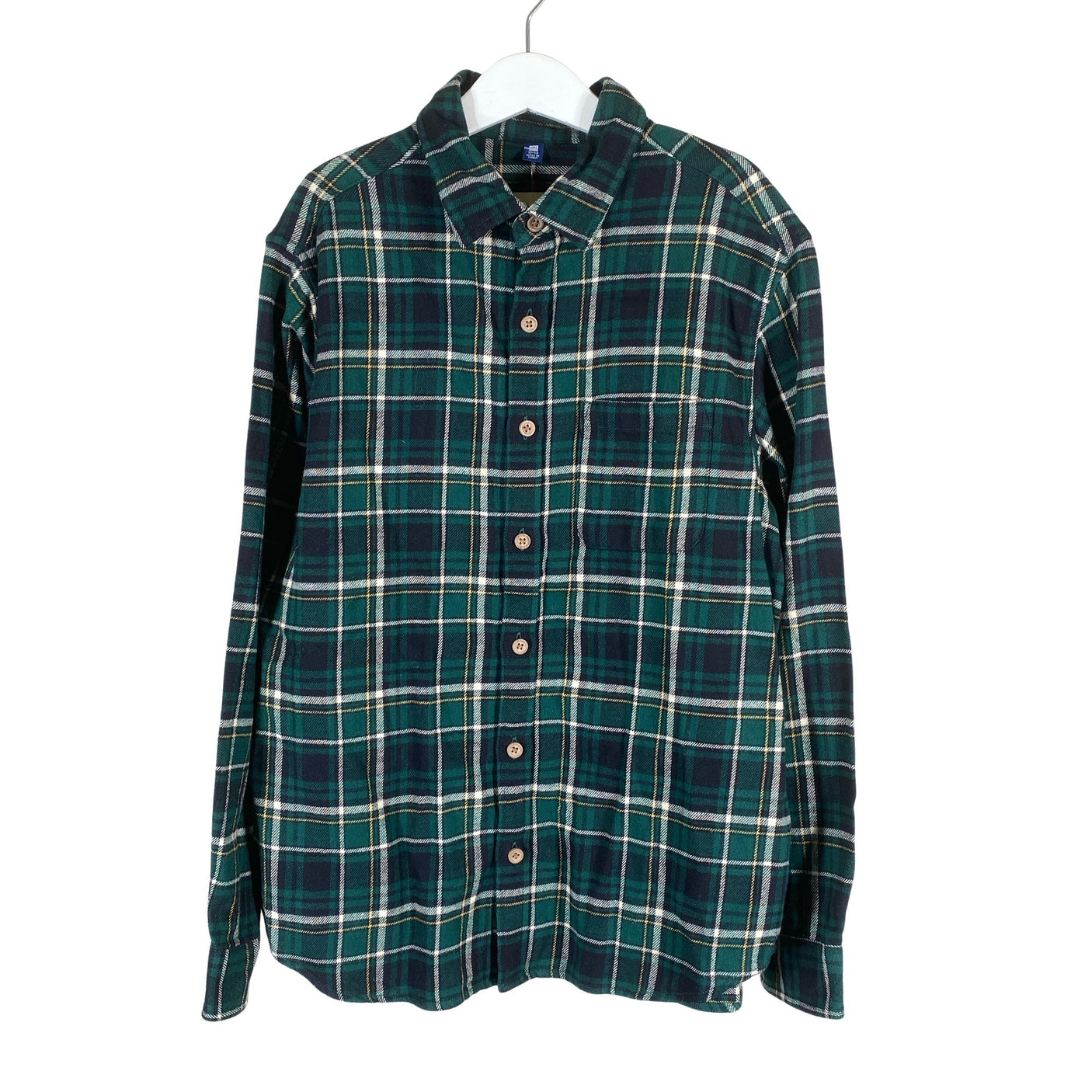 Unisex Uniqlo - Flannel shirt, size 146 - 152 - Green (1)