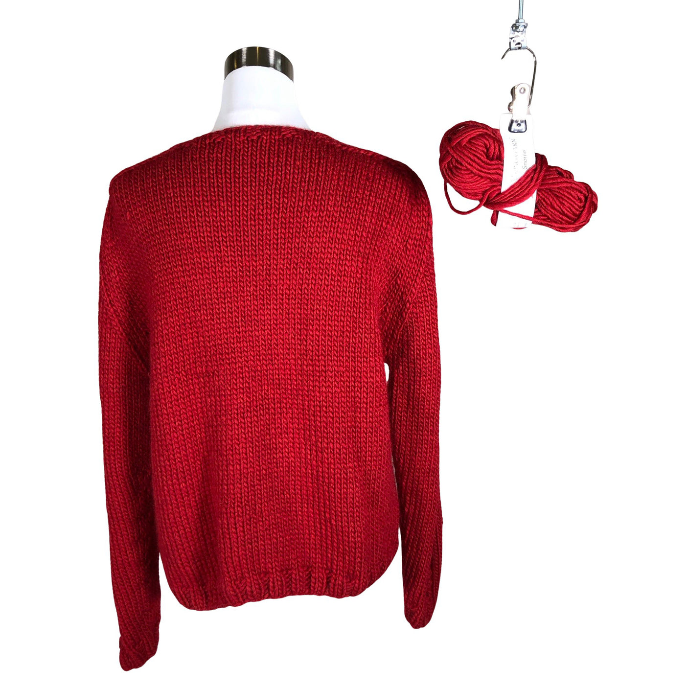 Unisex Handmade - Sweater, size 40 - Red (2)
