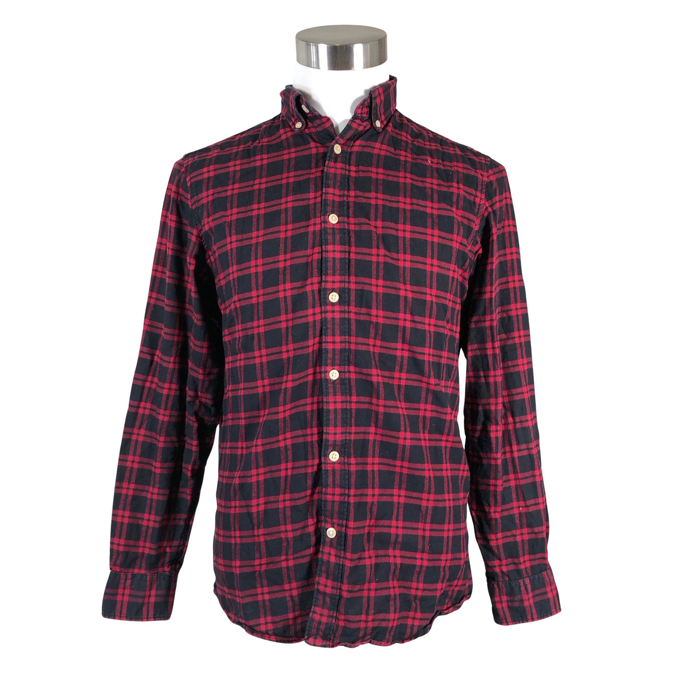 Unisex Selected - Collared shirt, size M - Red (1)