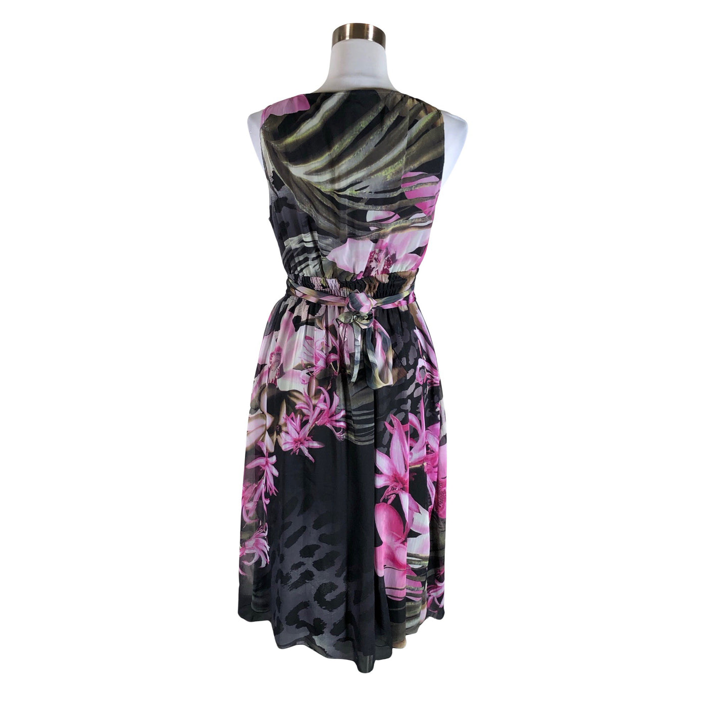 Unisex Bandolera - Schiffon dress, size 40 - Black (2)