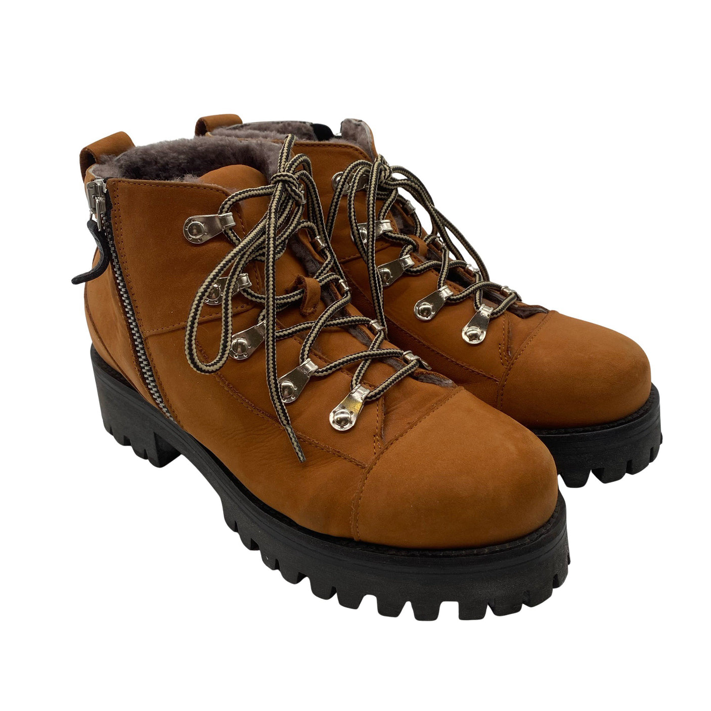 Unisex Nude of Scandinavia - Ankle boots, size 38 - Brown (2)