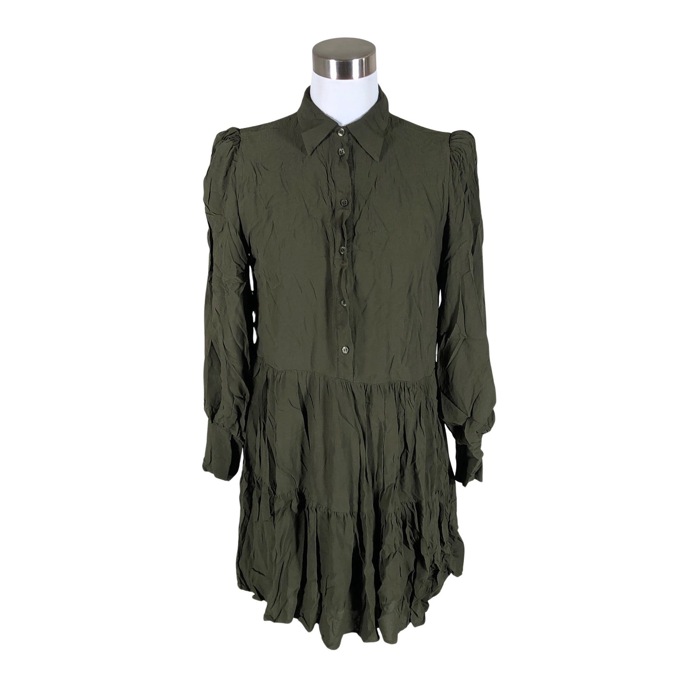 Unisex Ivy & Oak - Schiffon dress, size 40 - Green (1)