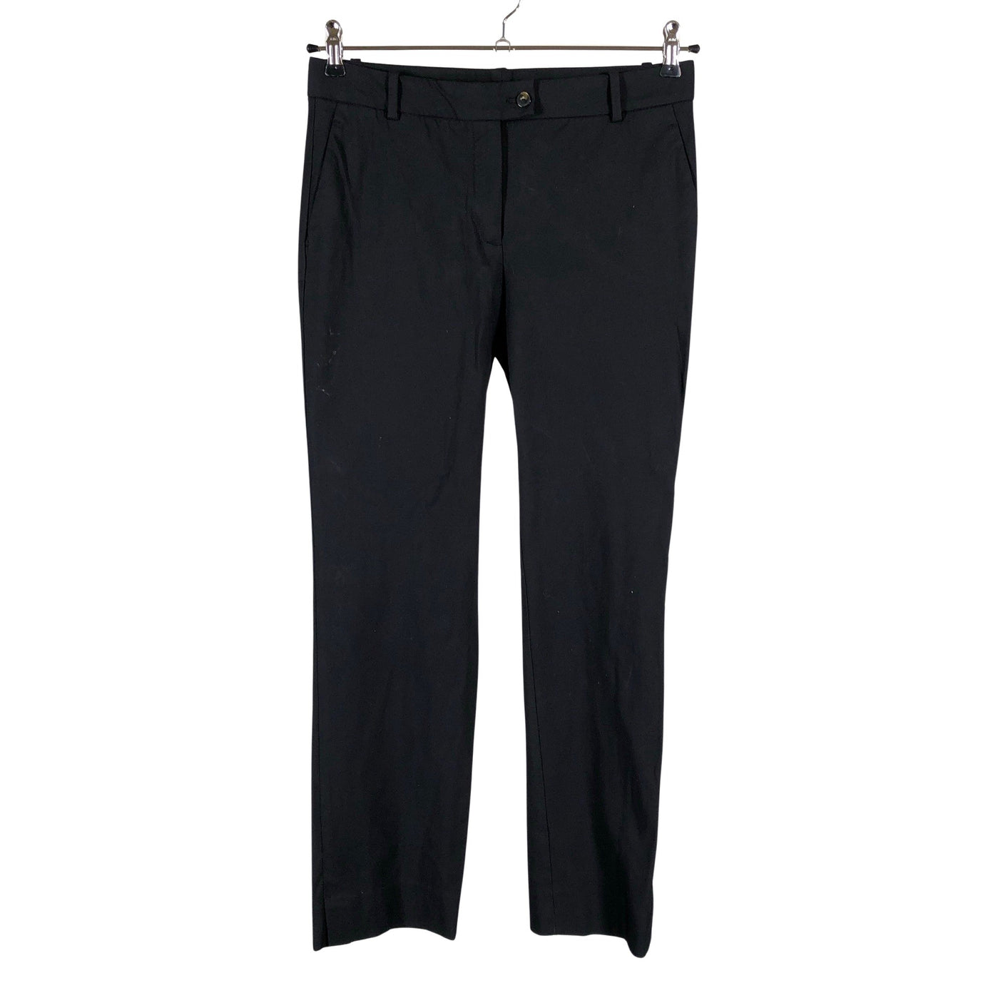 Unisex Massimo Dutti - Straight leg trousers, size 38 - Black (1)