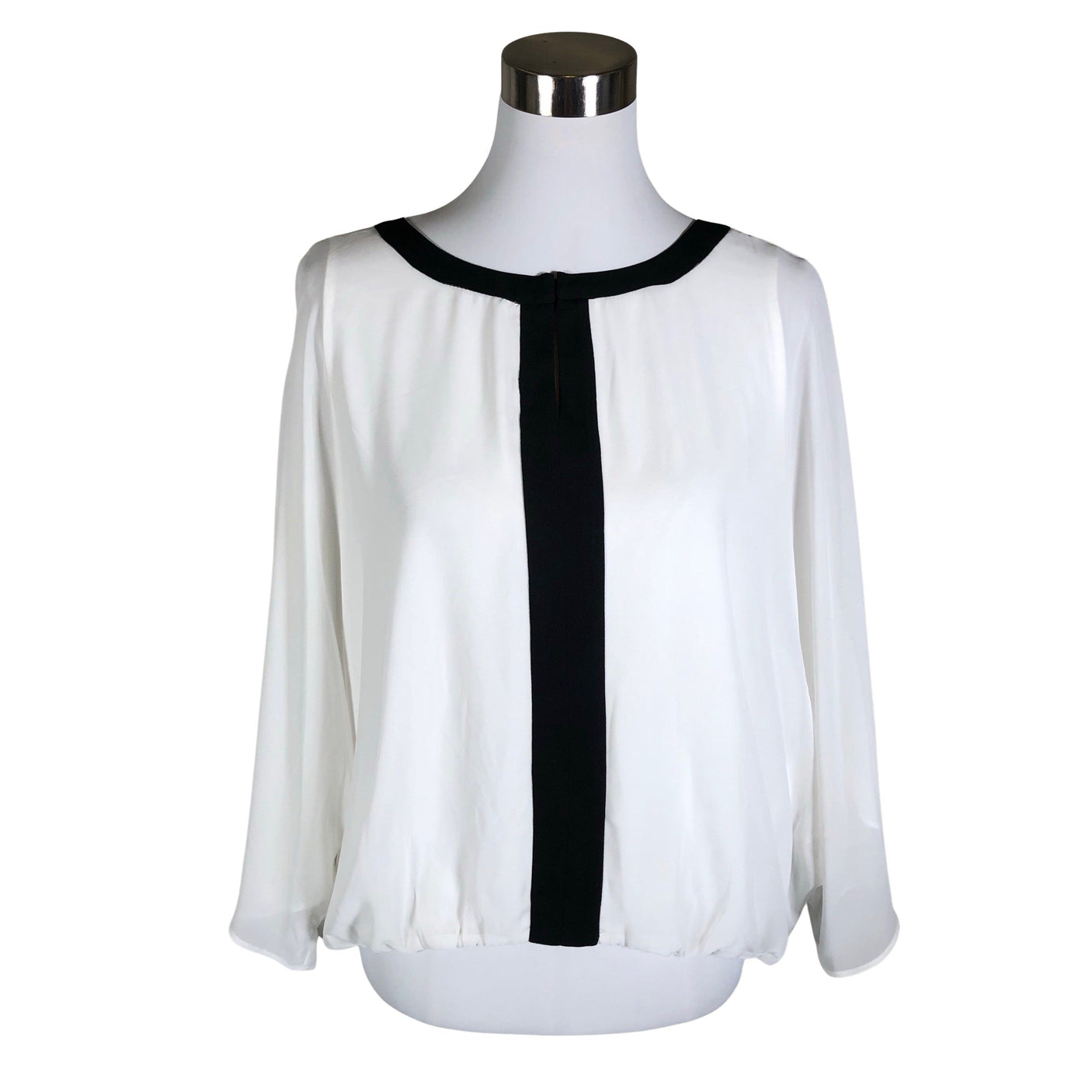 Unisex Joseph Ribkoff - Short-sleeved blouse, size 40 - White (1)