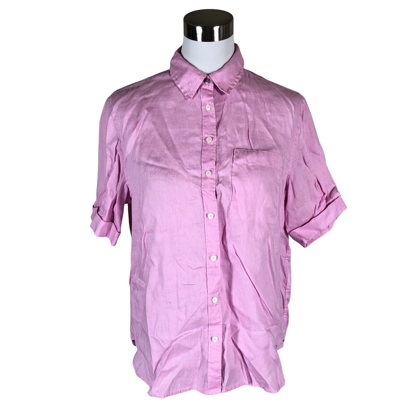 Unisex Tommy Hilfiger - Short-sleeved blouse, size 38 - Light pink (1)