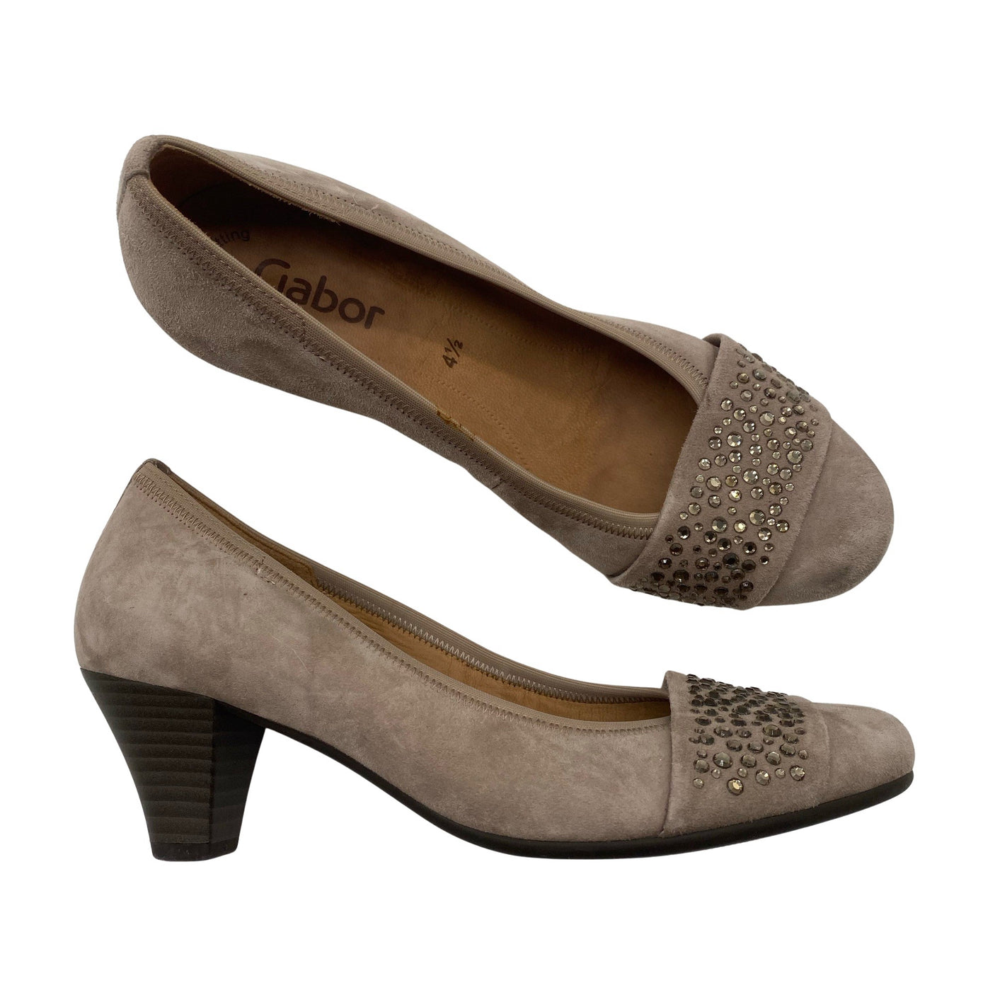 Unisex Gabor - Evening high heels, size 37 - Brown (1)