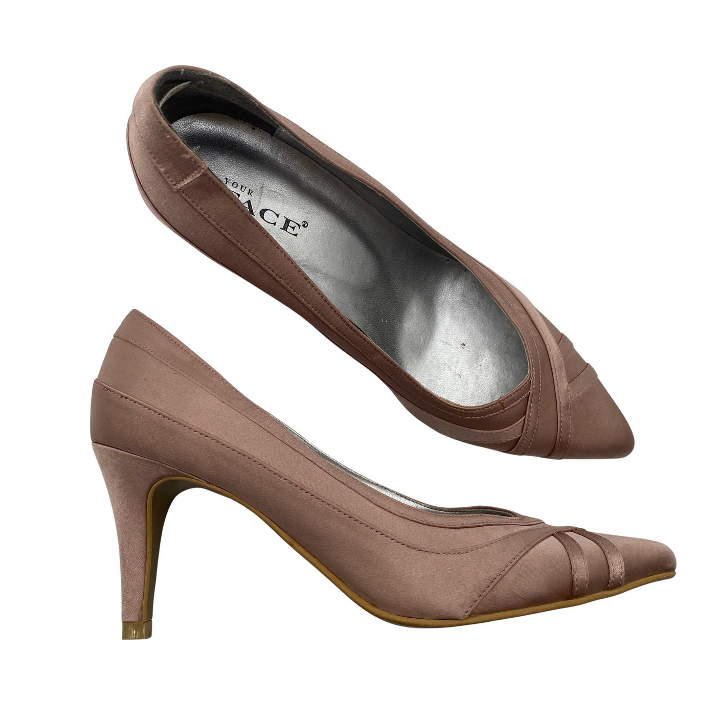 Unisex Your Face - Evening high heels, size 37 - Light pink (1)
