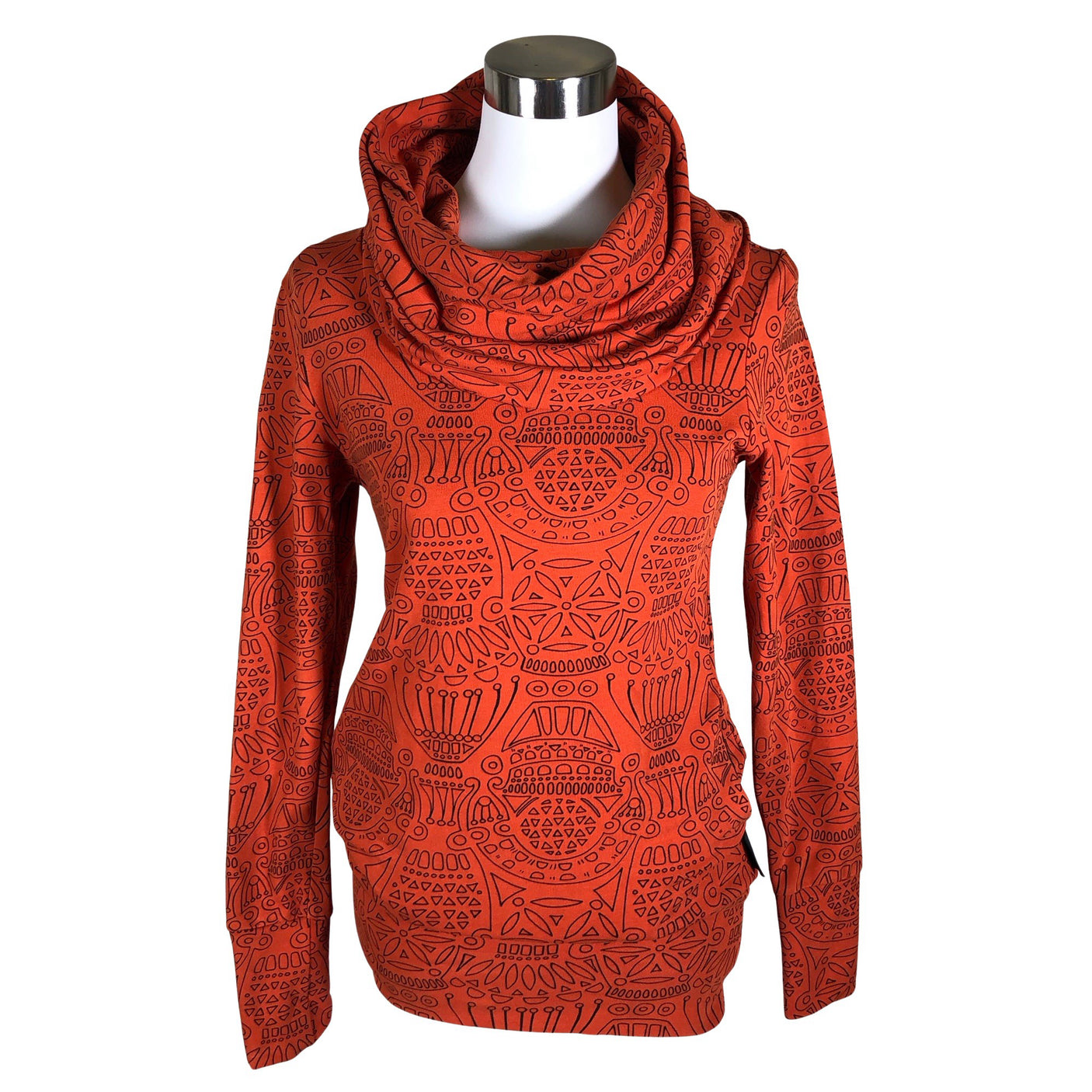 Unisex PaaPii - Sweatshirt tunic, size 36 - Orange (1)