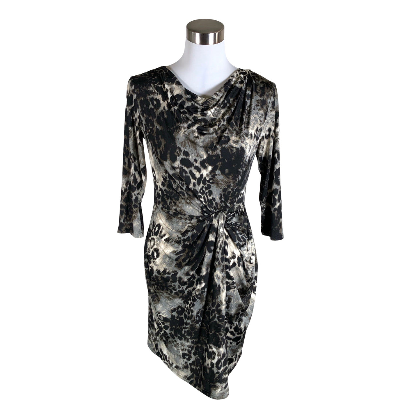 Unisex Ilse Jacobsen - Schiffon dress, size 38 - Gray (1)