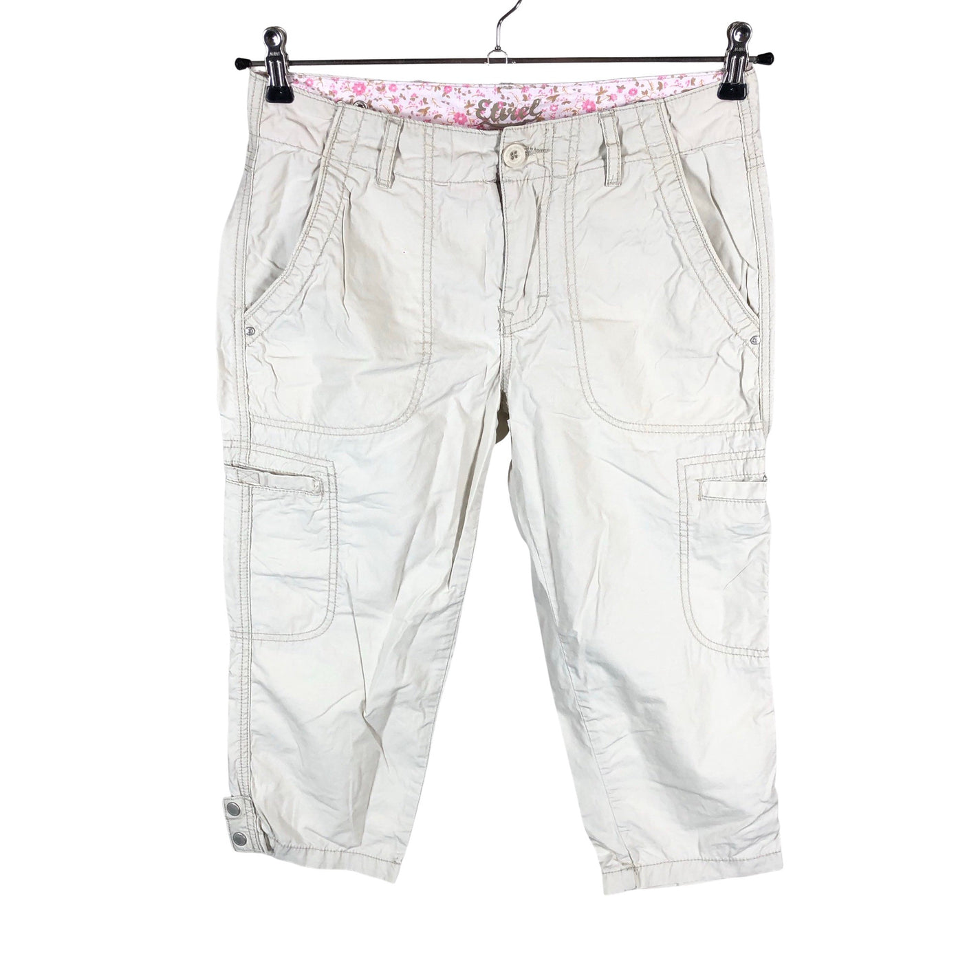 Unisex Etirel - Capri pants, size 34 - Beige (1)