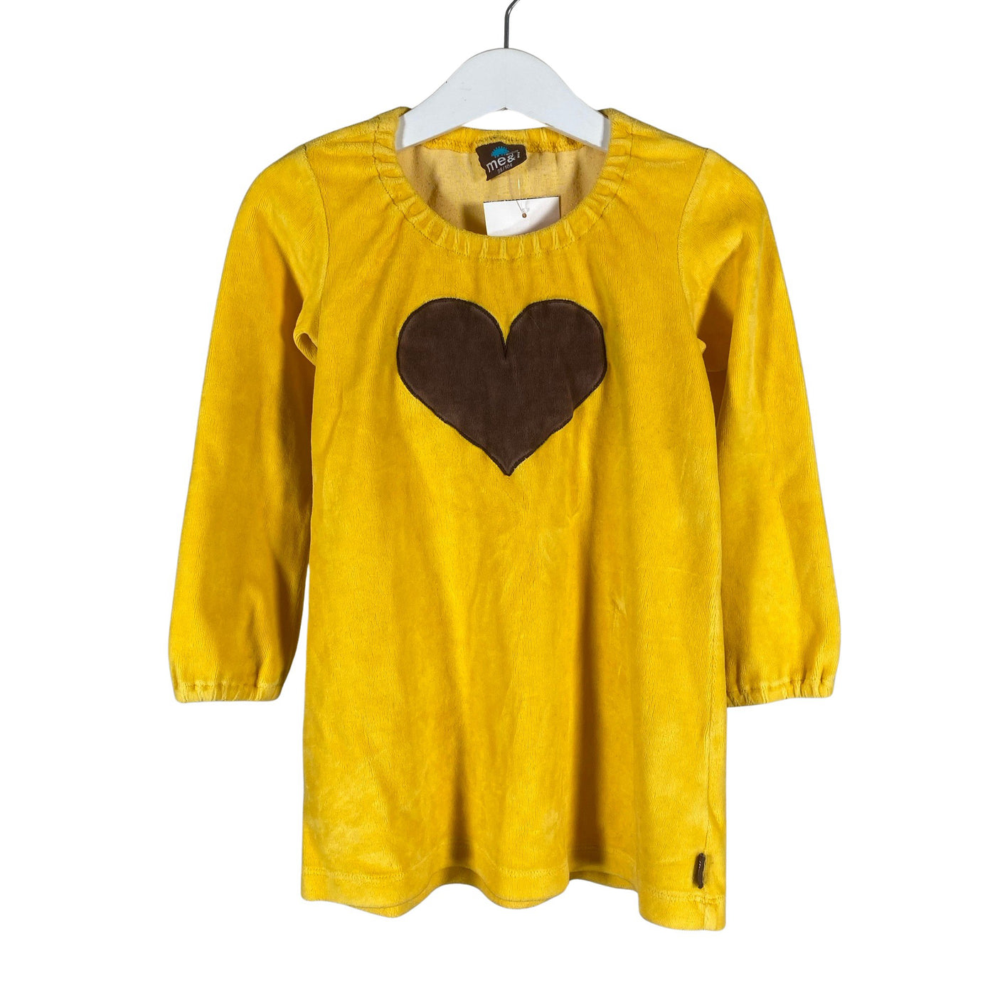 Unisex me&i - Tricot tunic, size 98 - 104 - Yellow (1)