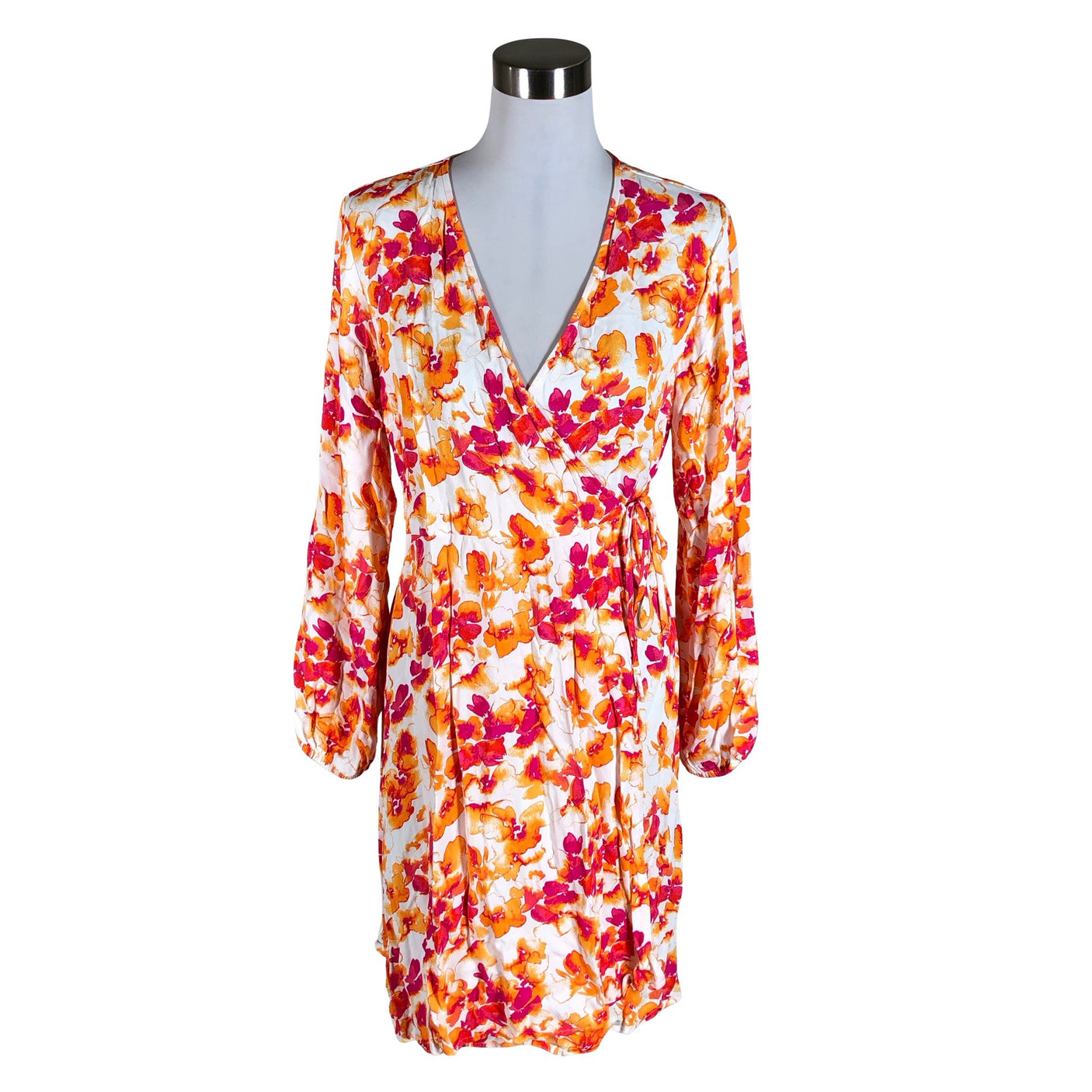 Unisex Selected - Schiffon dress, size 38 - Red (1)