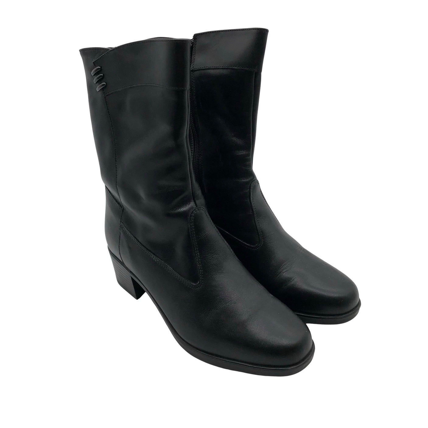 Unisex Avec by Topman - Ankle boots, size 40 - Black (2)